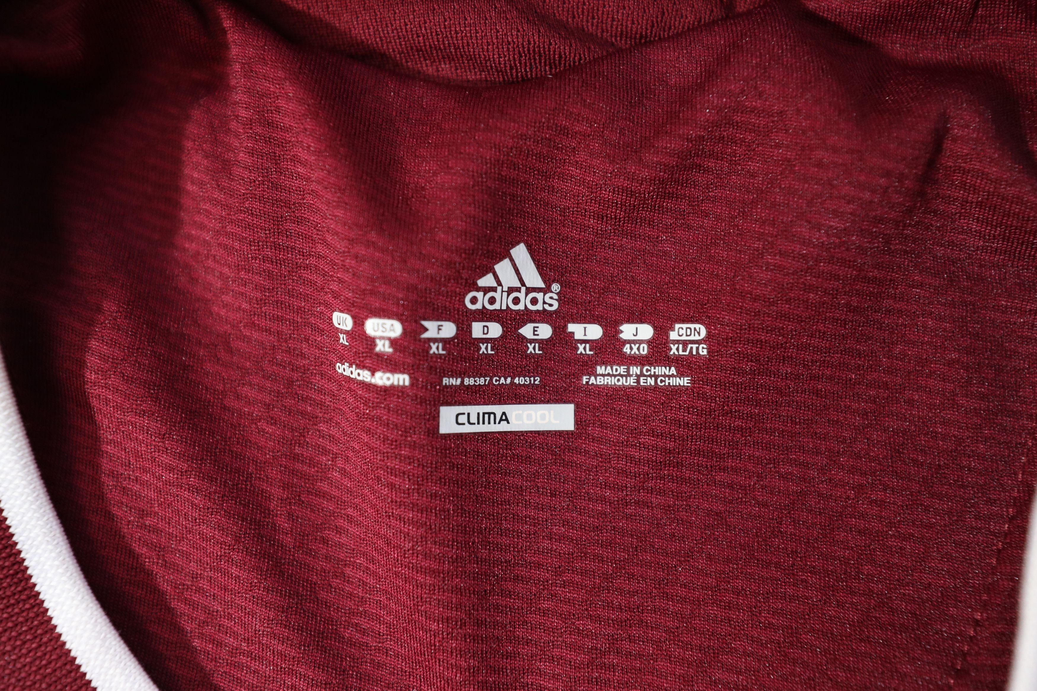 Adidas Colorado Rapids MLS Cup Champion Maroon Jersey (XL) Size US XL / EU 56 / 4 - 12 Thumbnail