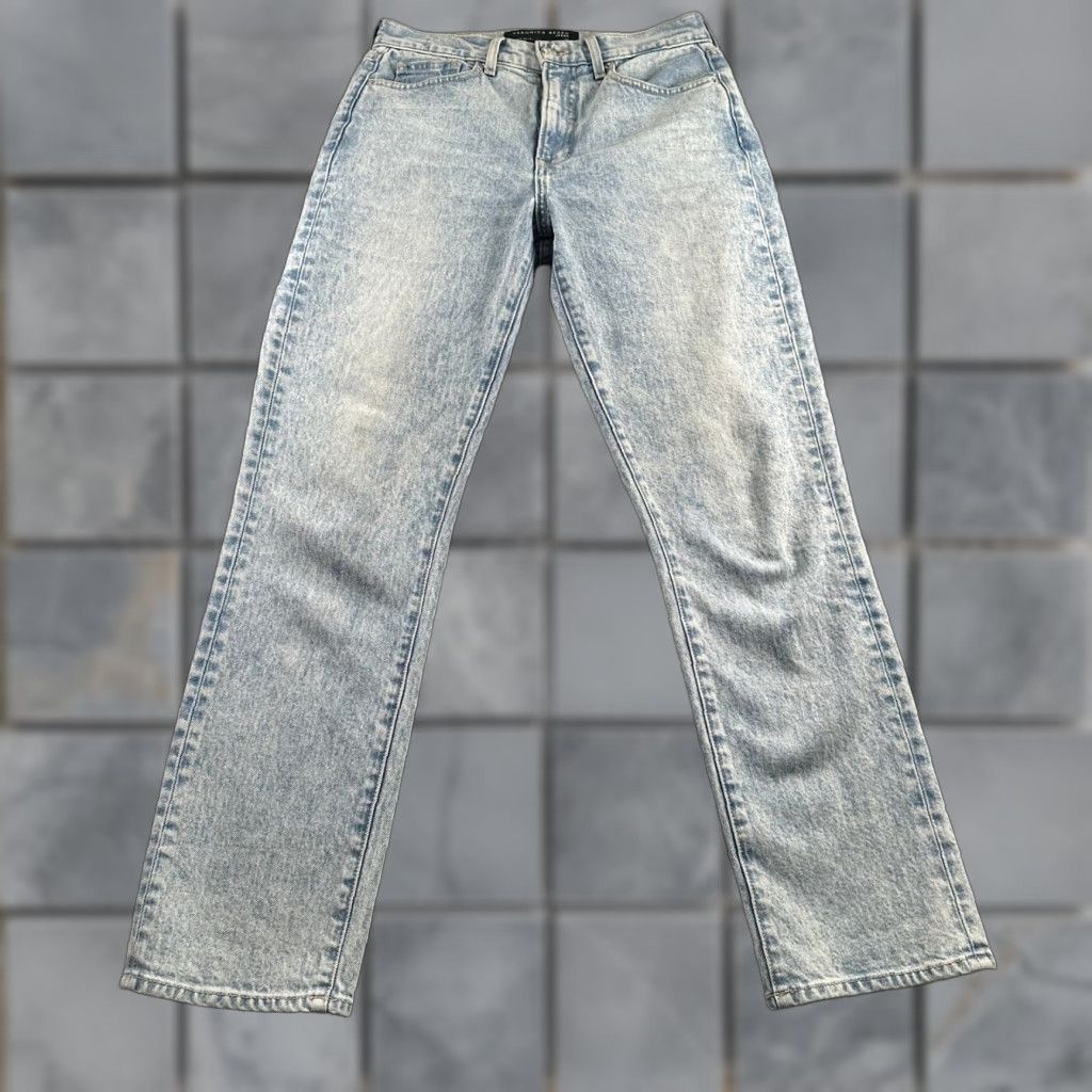 VERONICA BEARD Alenah Jeans Womens 27 Slim Straight High Rise Light Blue Denim