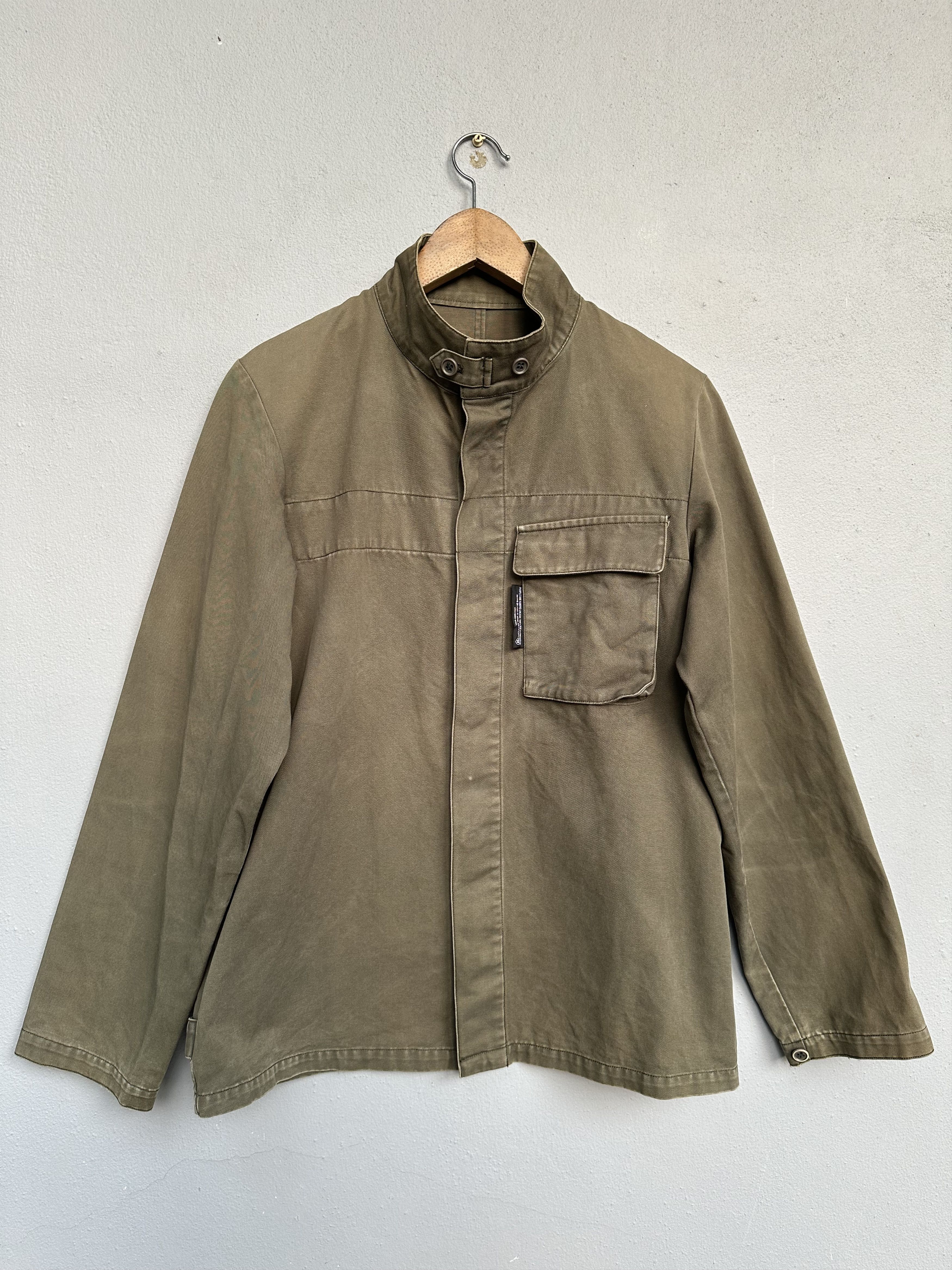 Vintage Vintage World Wide Love Chore Distressed Worker Jacket Size US L / EU 52-54 / 3 - 3 Thumbnail