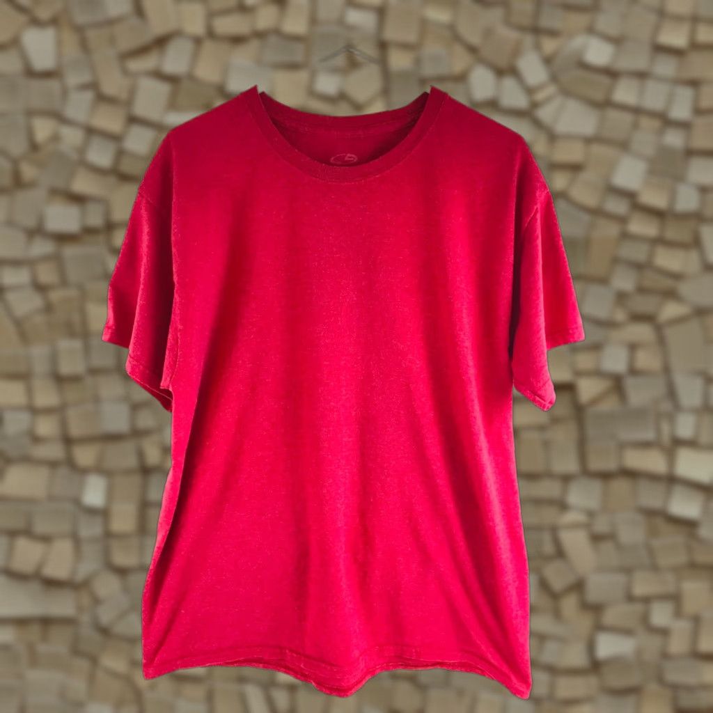 Champion C9 by Champion T-Shirt Men Large Solid Red Short Sleeve Round Neck Tee Size US L / EU 52-54 / 3 - 1 Thumbnail