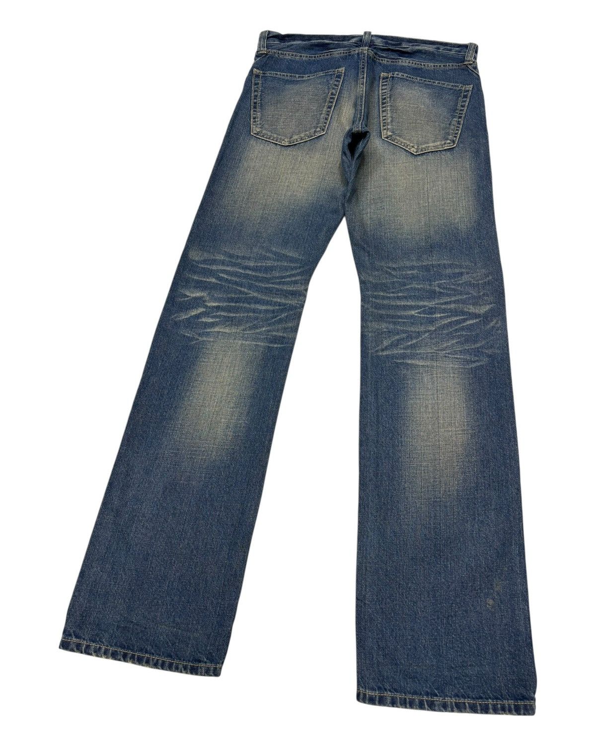 Isamu Katayama Backlash Vintage Free Gate Paisley Patchwork Distressed Denim Jean Size US 33 - 6 Thumbnail