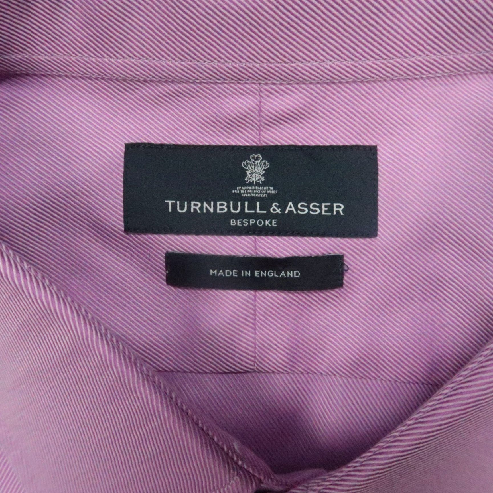 Turnbull & Asser Turnbull & Asser Shirt Mens 4XL Purple Bespoke Dress Shirt French Cuff Long Sleeve Size US XXL / EU 58 / 5 - 3 Thumbnail