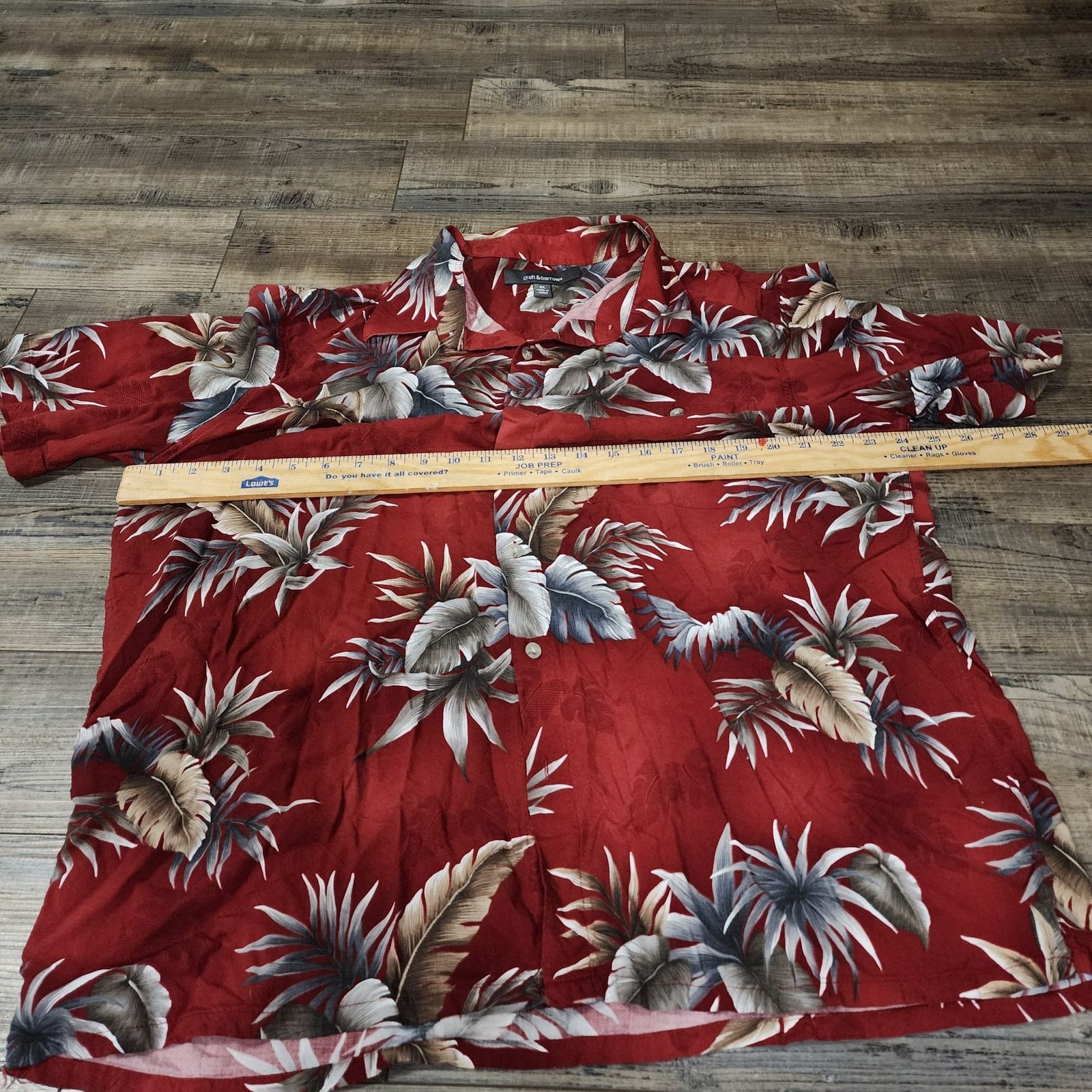 Croft & Barrow Croft & Barrow short sleeve Hawaiian print shirt men XL 2235 Size US XL / EU 56 / 4 - 3 Thumbnail