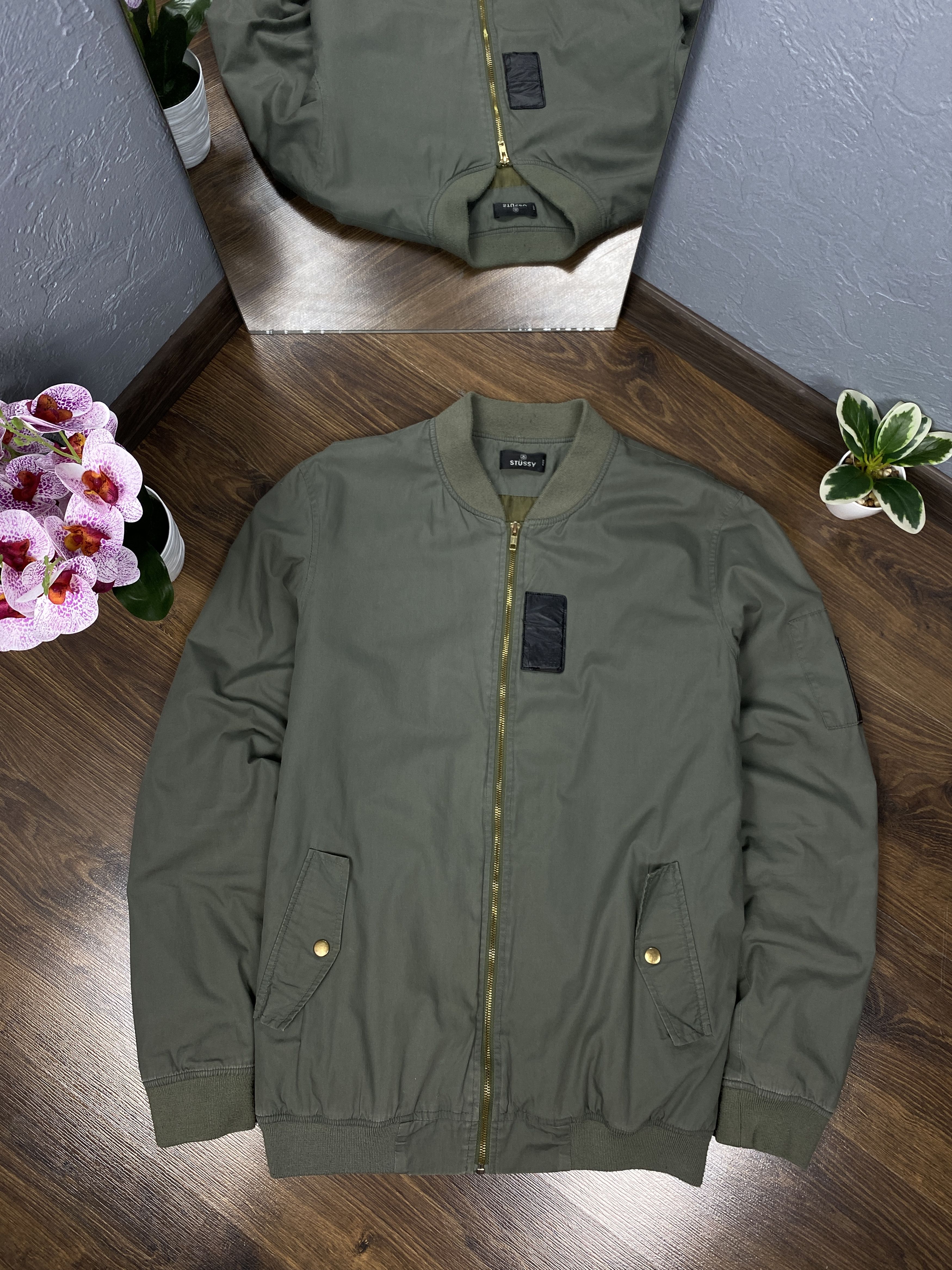 Stussy 90s vintage bomber jacket