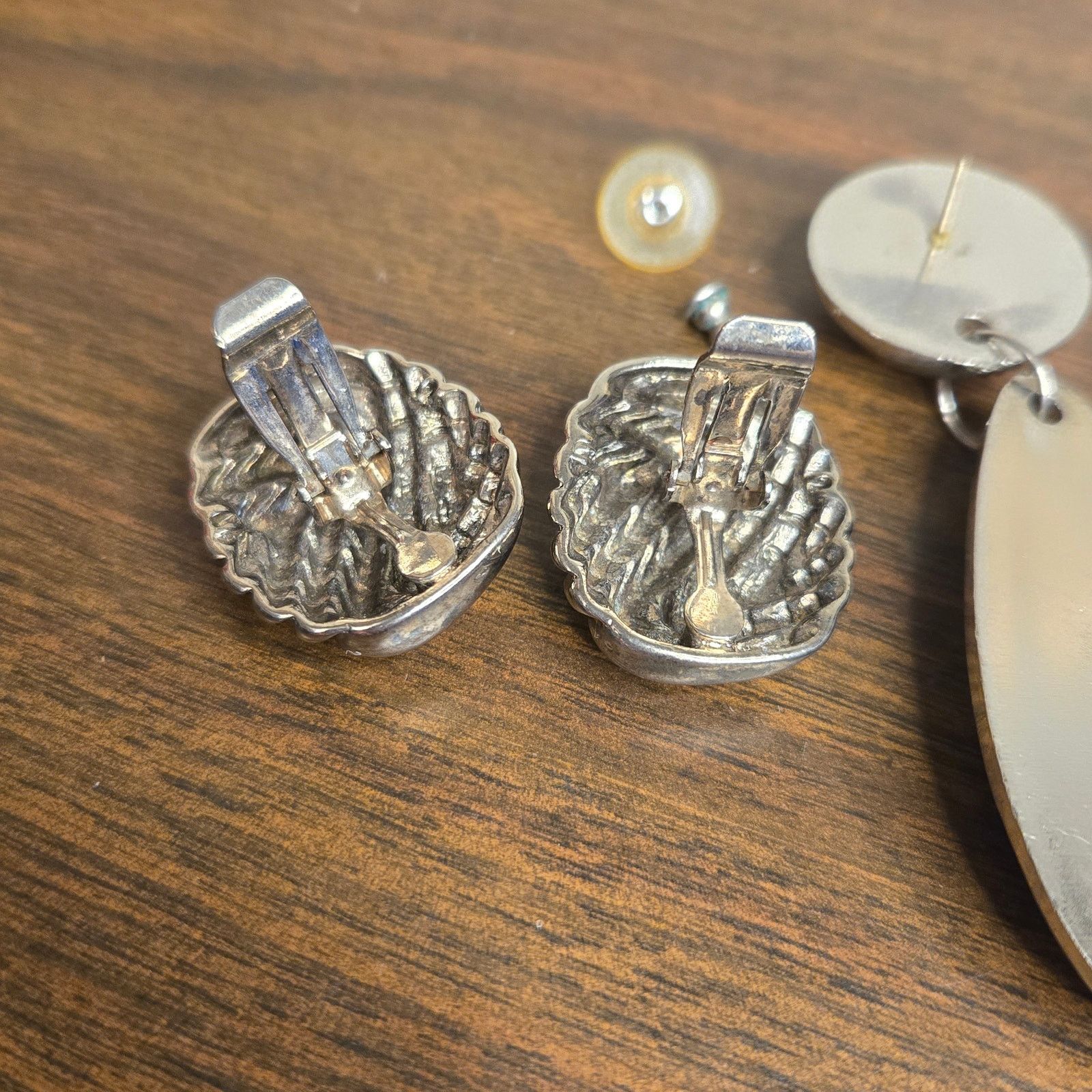 Vintage Vintage Brutalist Earring Set 1970s Modernist Size ONE SIZE - 10 Thumbnail
