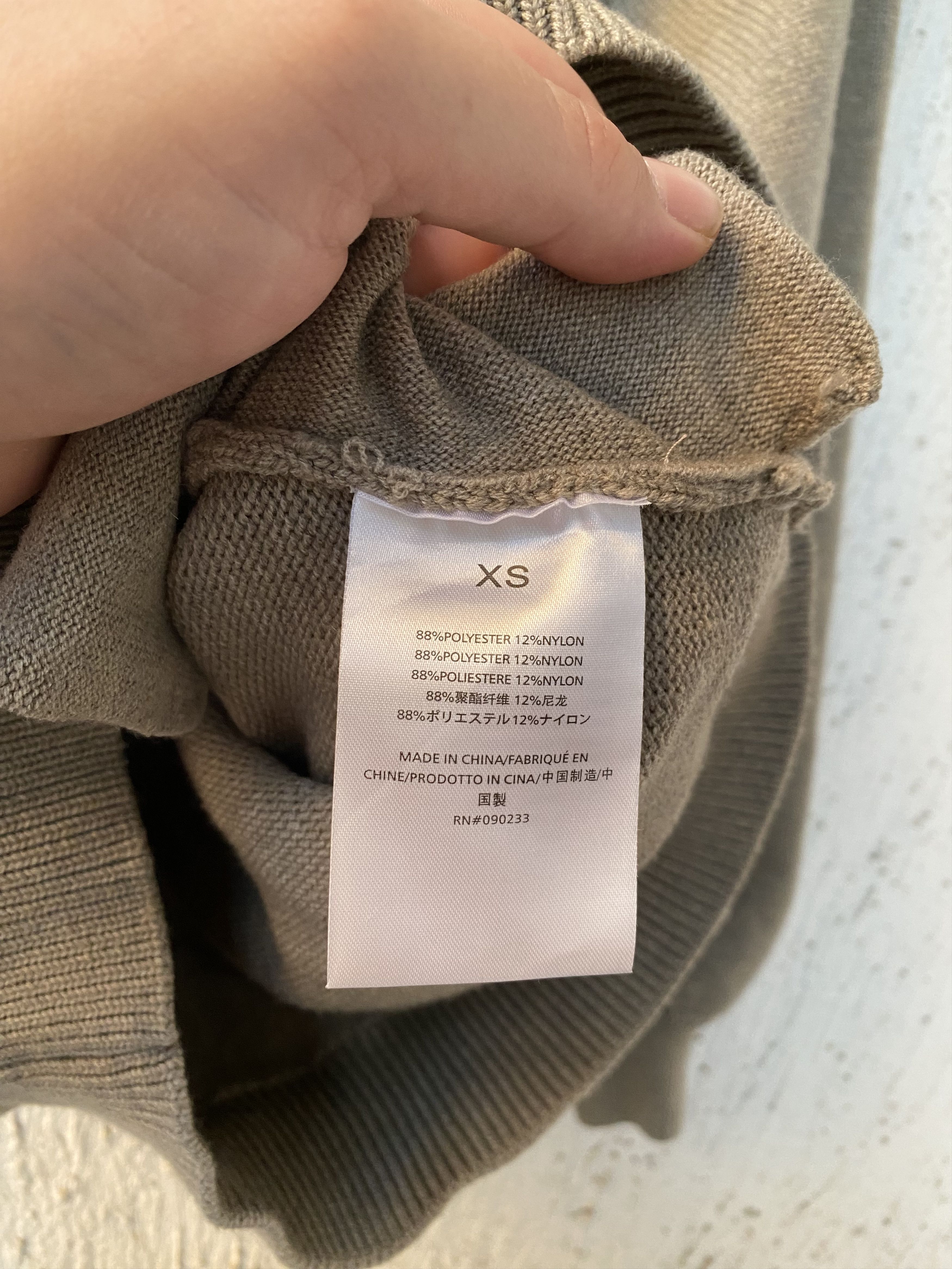 Fear of God zip front cardigan Size US XS / EU 42 / 0 - 6 Thumbnail