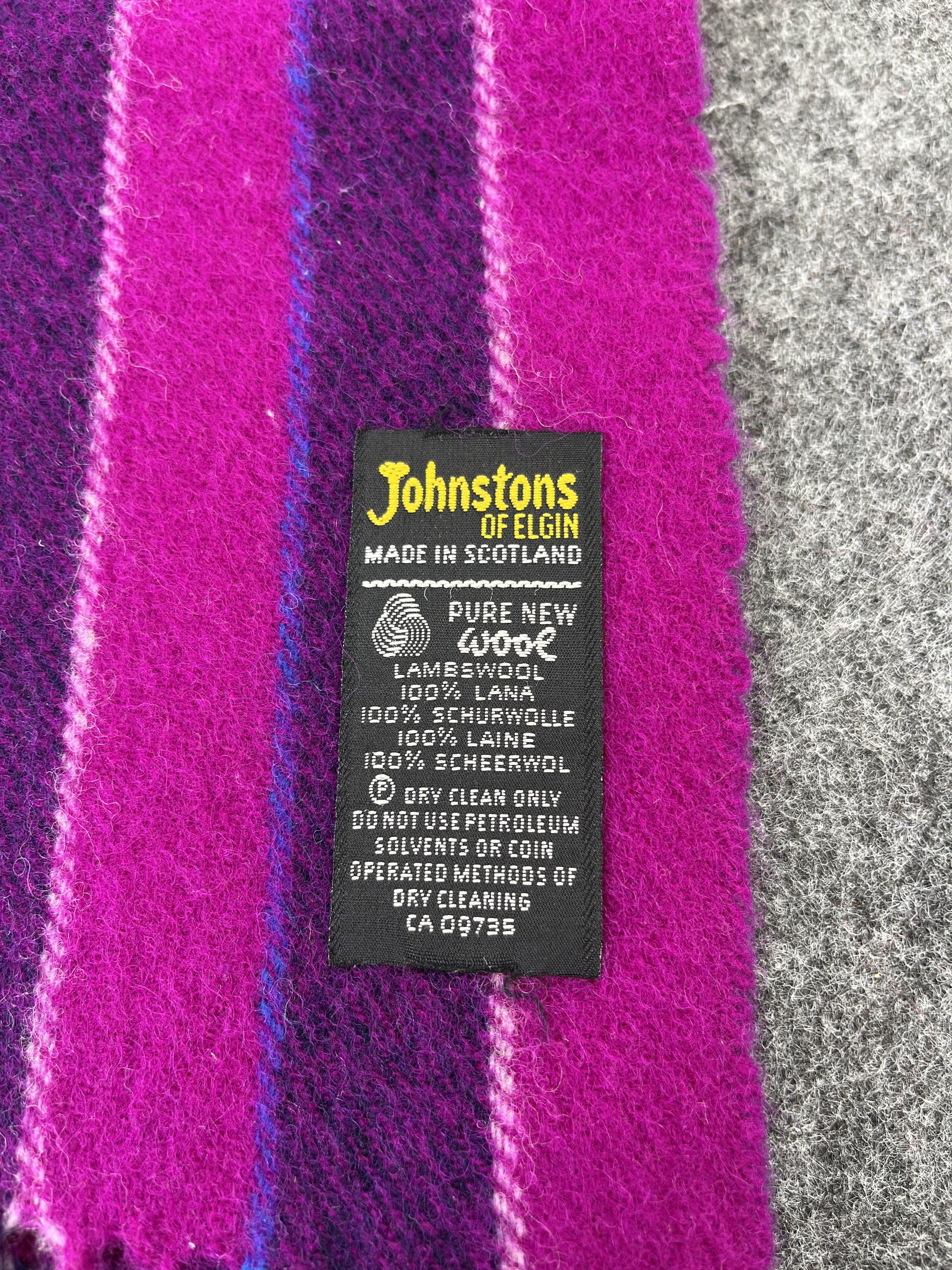 Johnstons Of Elgin × Vintage JOHNSTONS OF ELGIN WOOL SCARVES / MUFFLER T230 Size ONE SIZE - 6 Thumbnail