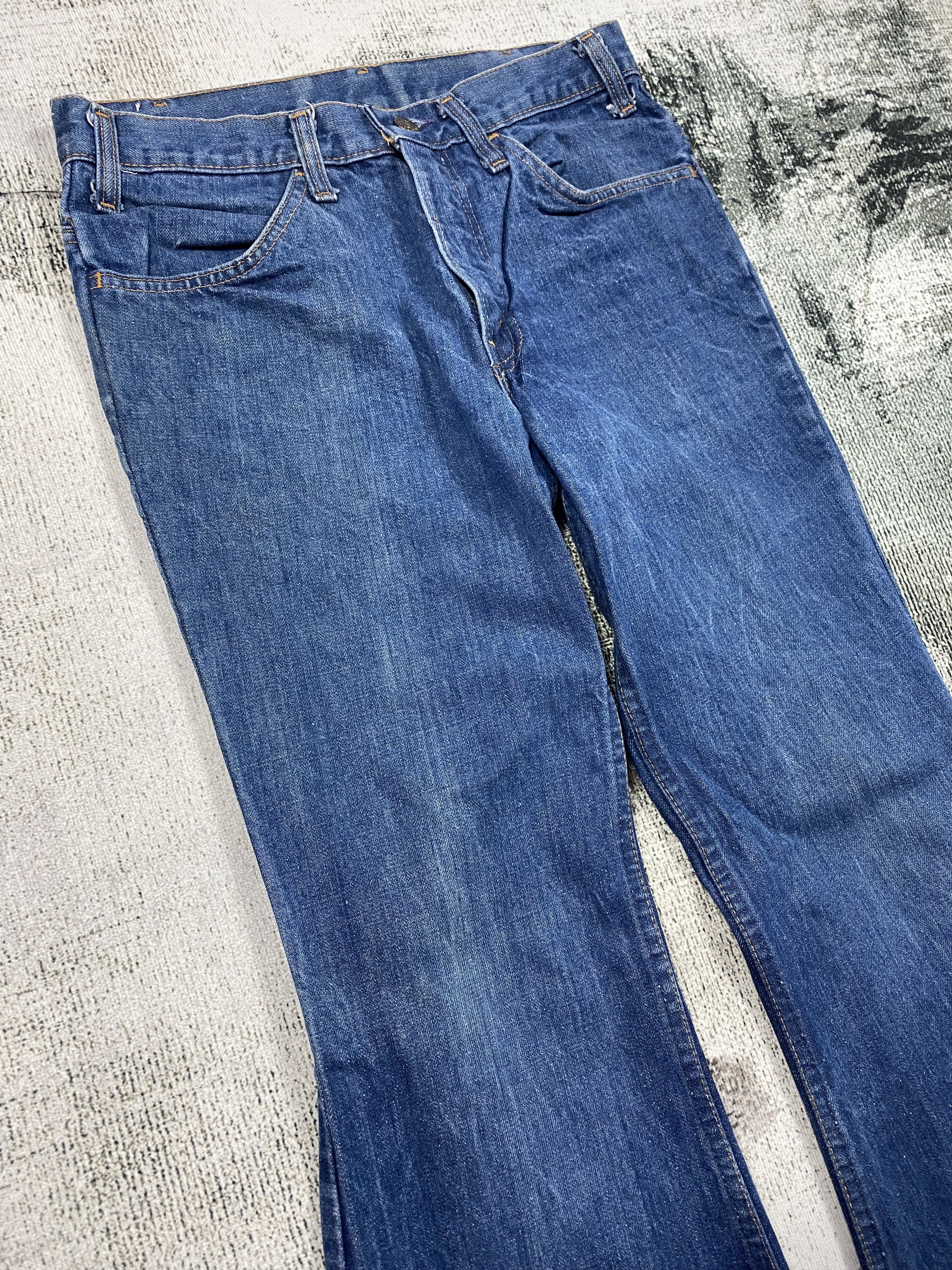 Levi's SICKS💥 684 Jeans Flare Bell Bottom Orange Tab #8 TALON 42 Size US 30 / EU 46 - 4 Thumbnail