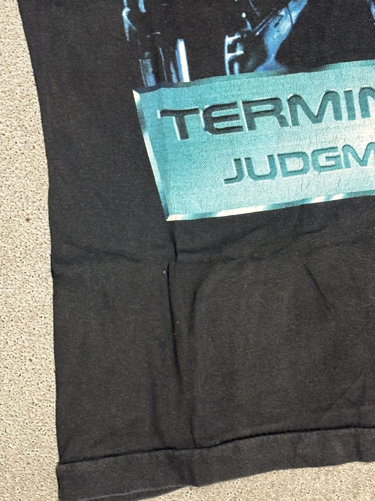 Vintage 1991 Terminator 2 promo tshirt Size US L / EU 52-54 / 3 - 5 Thumbnail