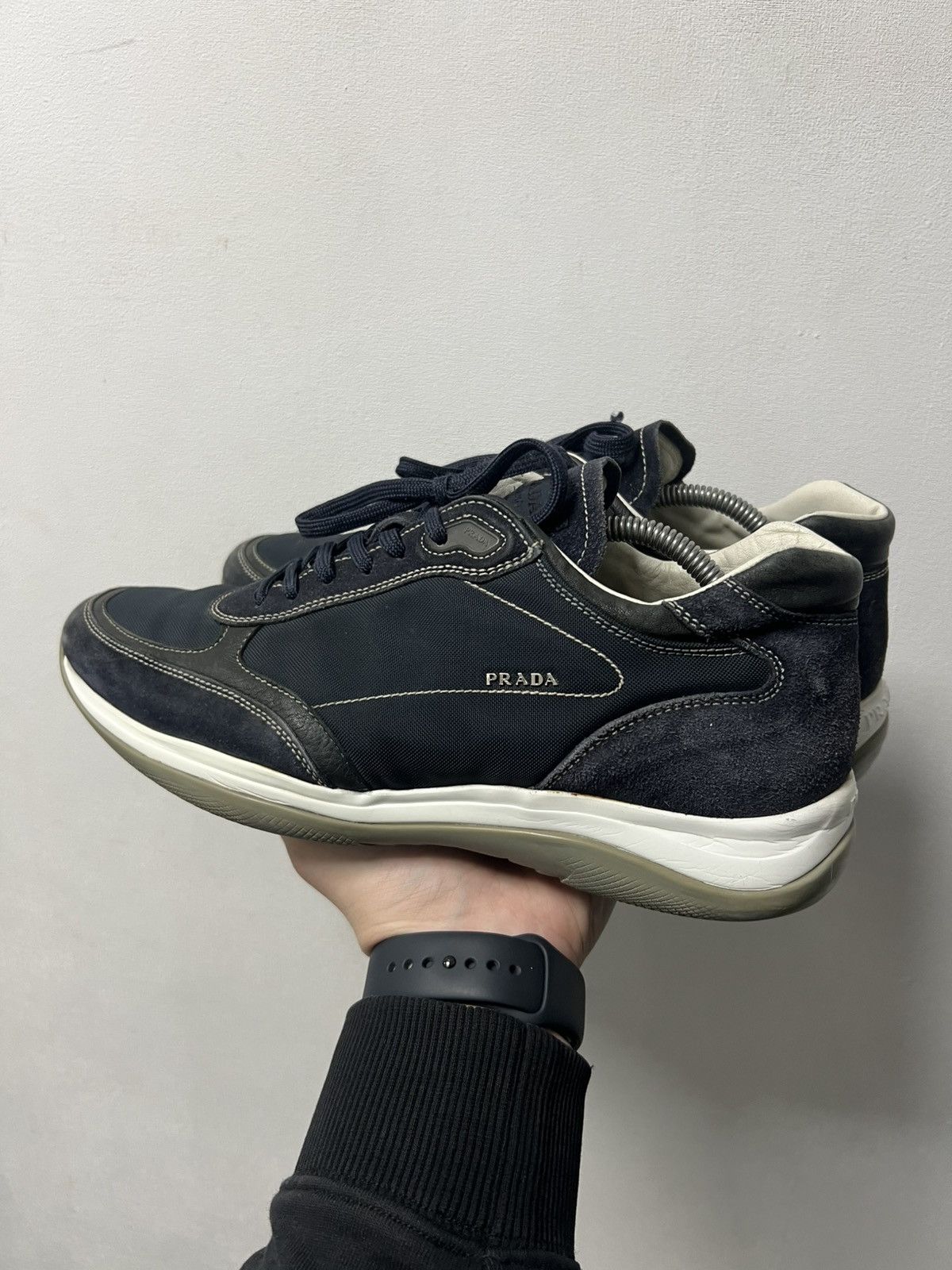 Prada Vintage Prada Blue American Cup Luxury Sneakers Size US 9 / EU 42 - 6 Thumbnail