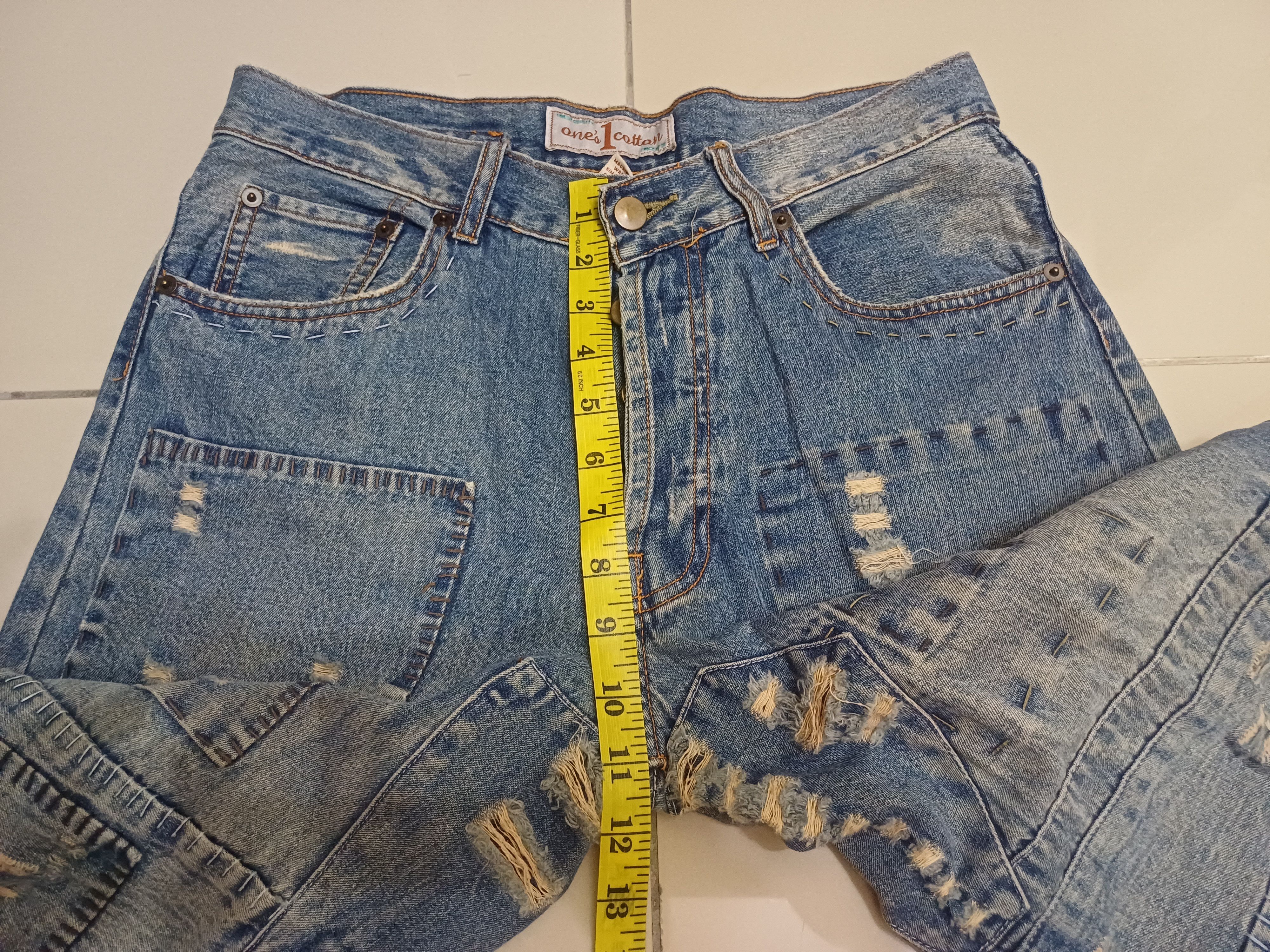 Other Sashiko Distressed design jeans... 🔥🔥🔥 Size US 30 / EU 46 - 17 Thumbnail
