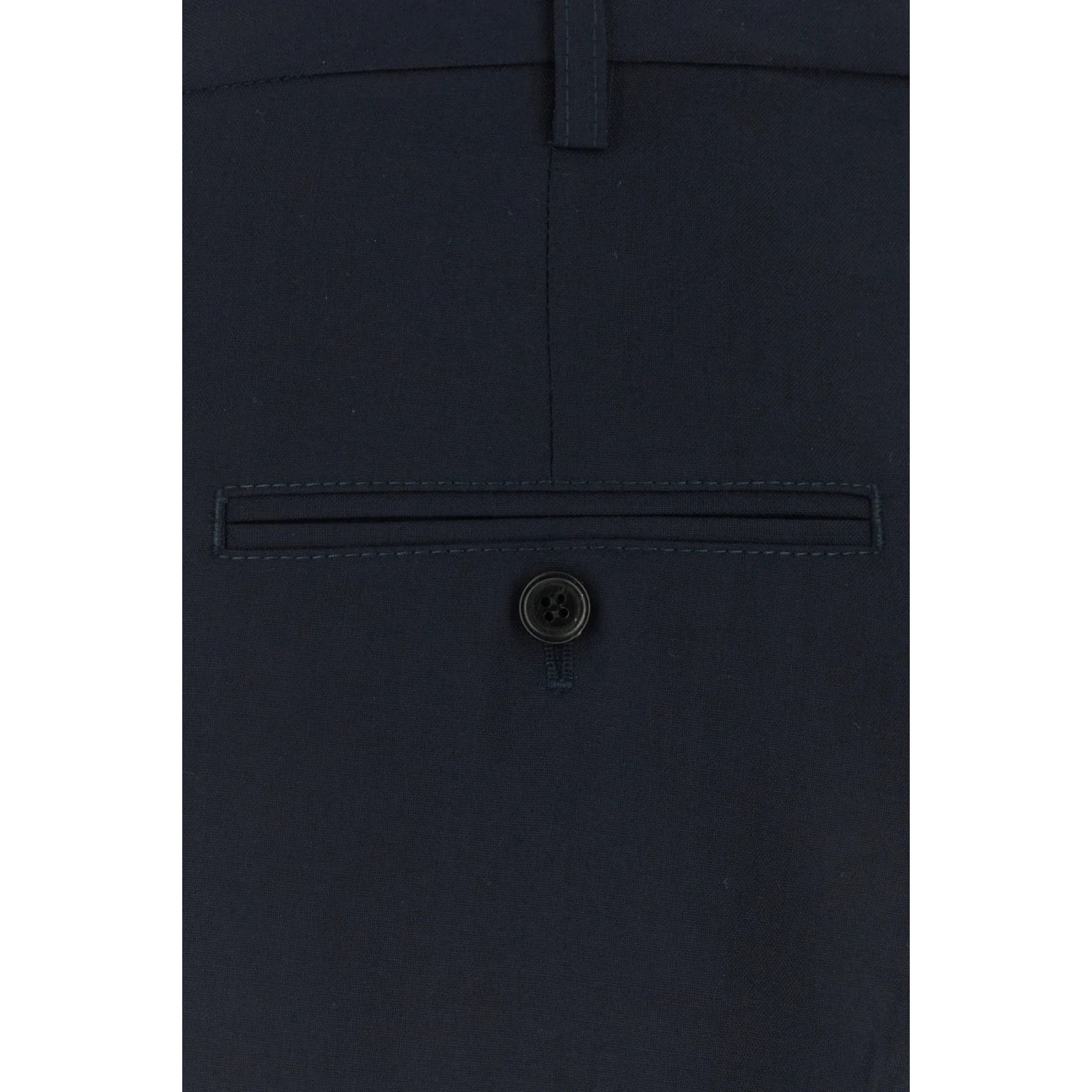Marni MARNI Midnight Blue Wool Pants New & Authentic (Men's size:U Size US 34 / EU 50 - 3 Thumbnail