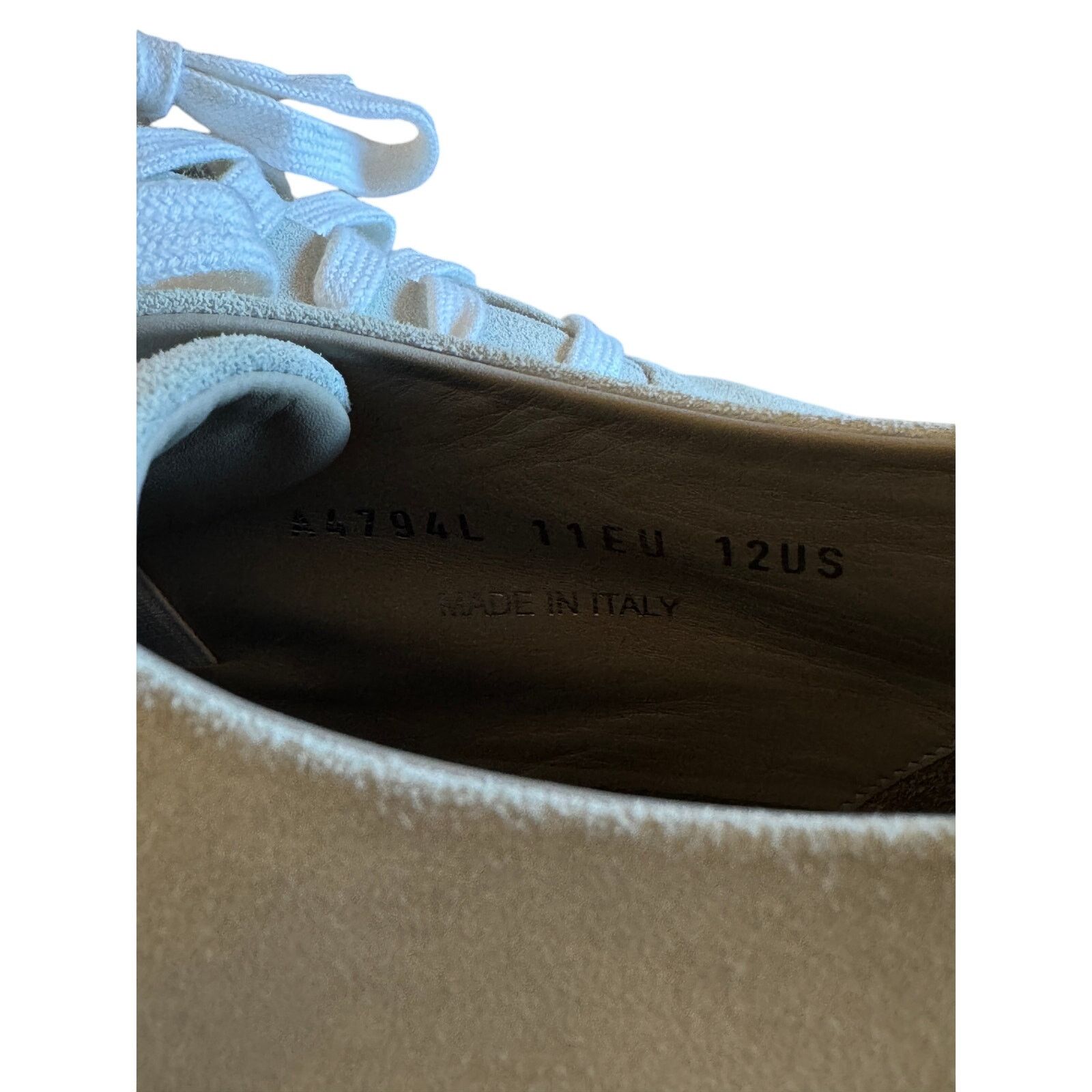 Fear of God Fear of God x Zegna Collaboration Beige Suede Sneakers Size US 12 / EU 45 - 5 Thumbnail