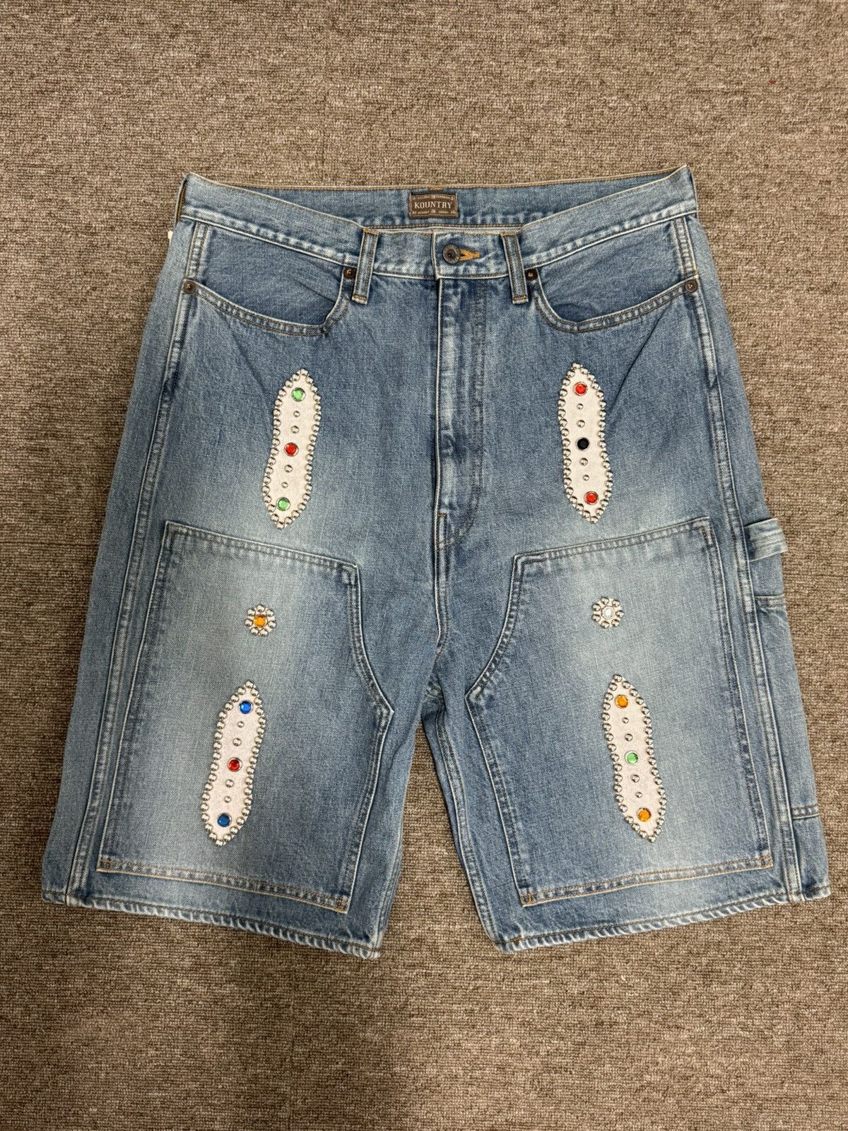 Kapital Kapital Gemstone Studded Shorts Size US 38 / EU 54 - 2 Thumbnail