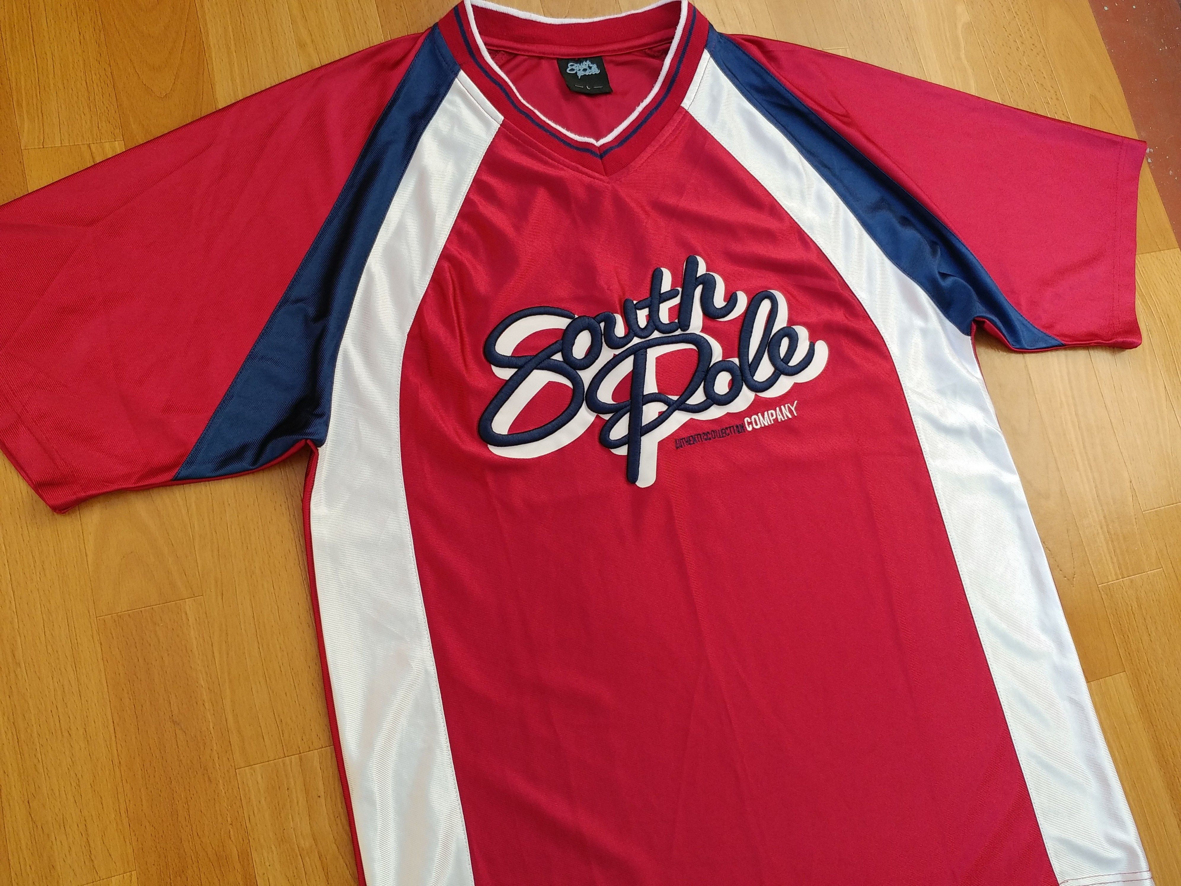 Southpole SOUTHPOLE jersey, red, vintage South Pole t-shirt, 90s L Size US L / EU 52-54 / 3 - 8 Thumbnail