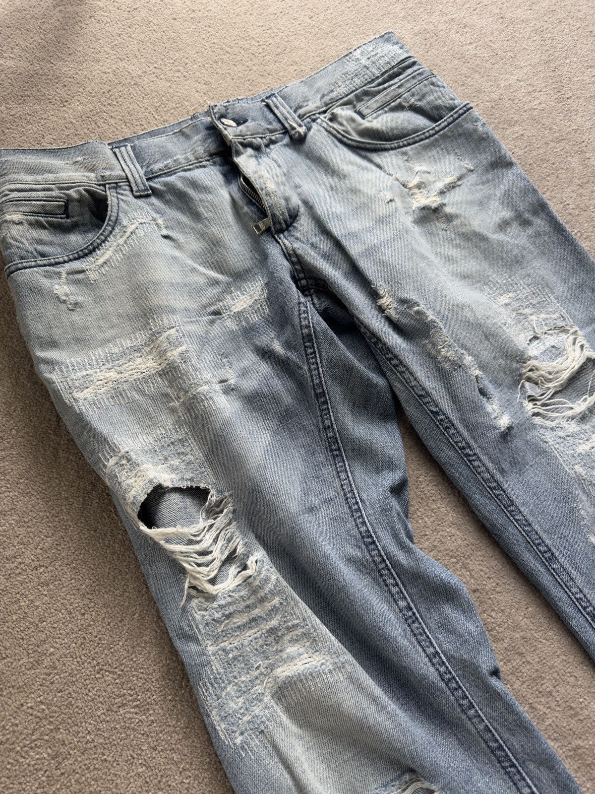 Dolce & Gabbana Dolce & Gabbana Ripped Jeans US30 Size US 30 / EU 46 - 2 Thumbnail