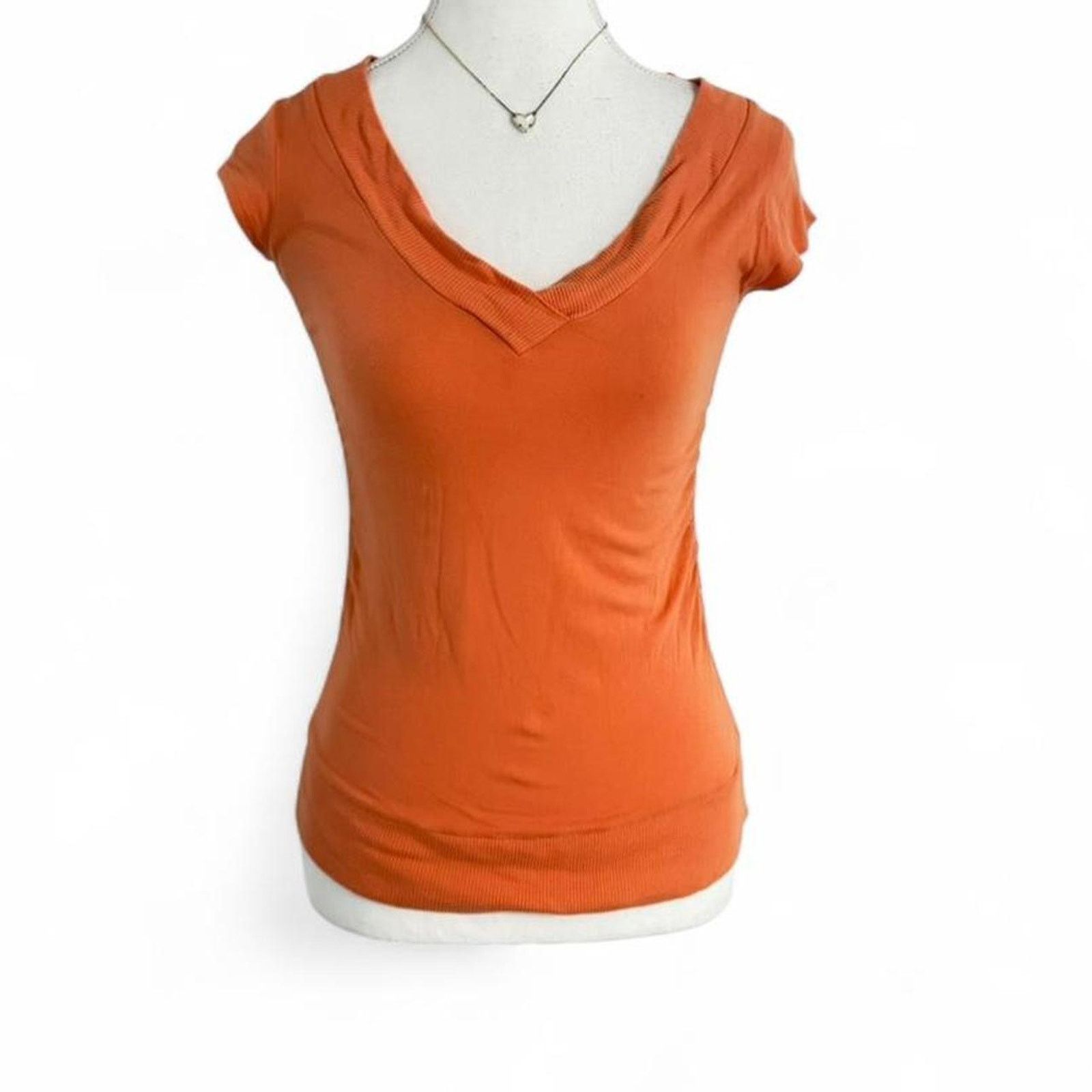 Other Y2K 2000s Agaci Fitted Super Flattering Staple Piece Orange Size S / US 4 / IT 40 - 1 Thumbnail
