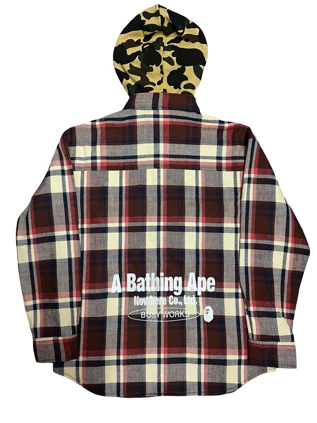 Bape A Bathing Ape (BAPE) BAPE Check CPO Plaid Jacket Size US M / EU 48-50 / 2 - 2 Thumbnail