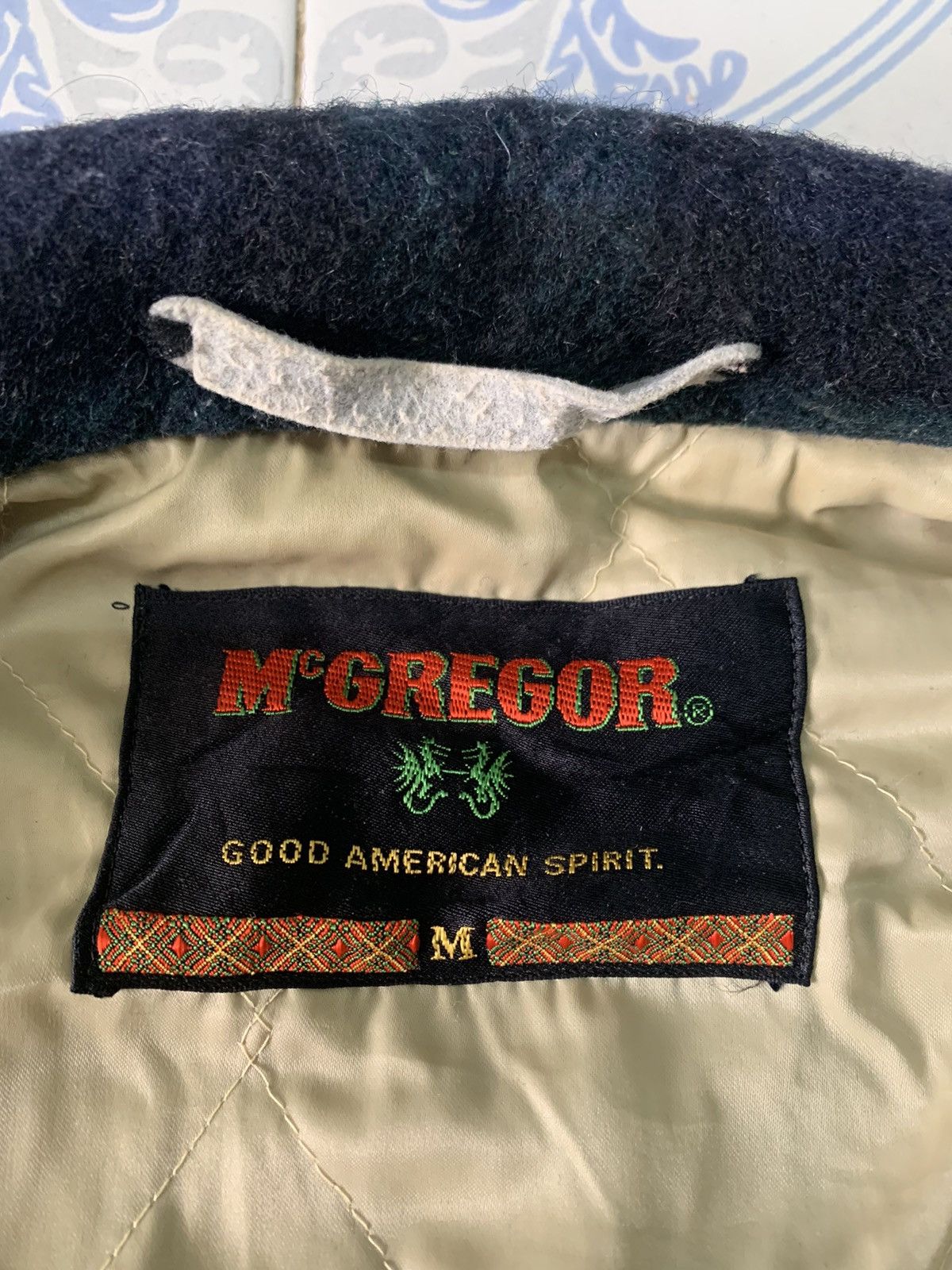 McGregor Big Logo McGregor Official Wool Blend Checkered Jacket Size US M / EU 48-50 / 2 - 19 Thumbnail