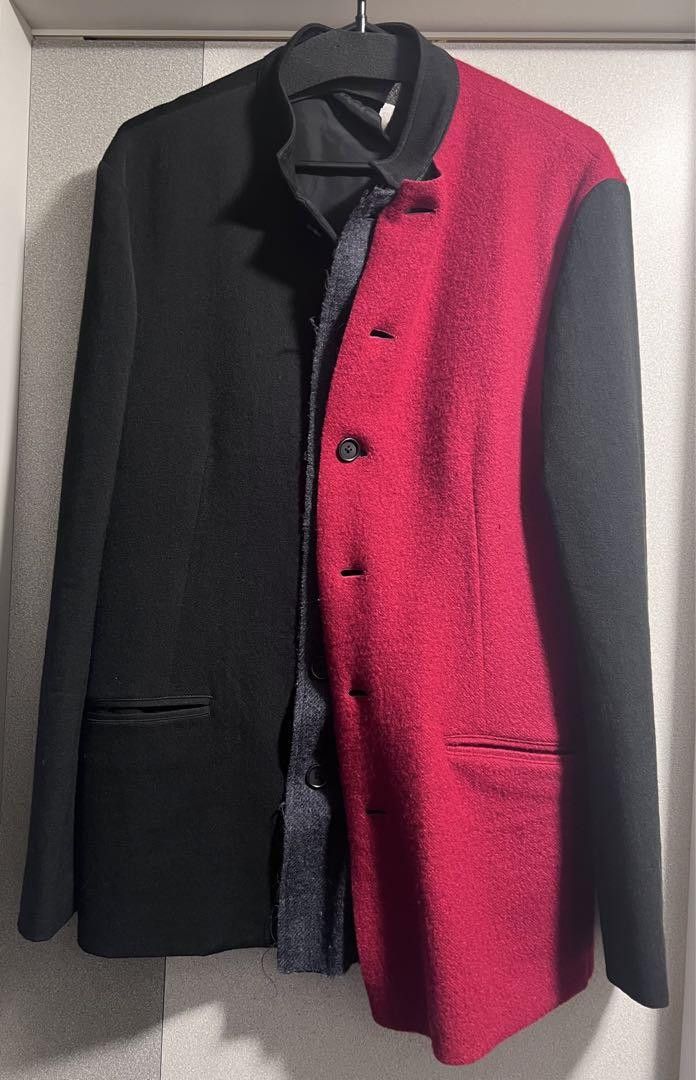 Yohji Yamamoto Yohji Yamamoto Pour Homme 15AW Docking Wool JKT Size US M / EU 48-50 / 2 - 1 Thumbnail