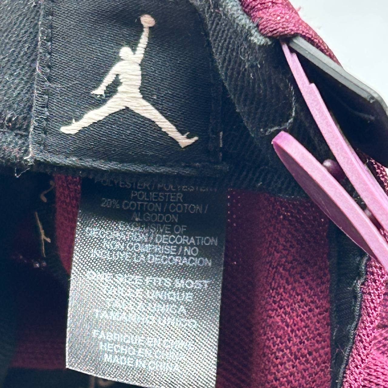Jordan Brand Air Jordan Hat Men Maroon Embroidered Jumpman Snap Back Cap Size ONE SIZE - 5 Thumbnail