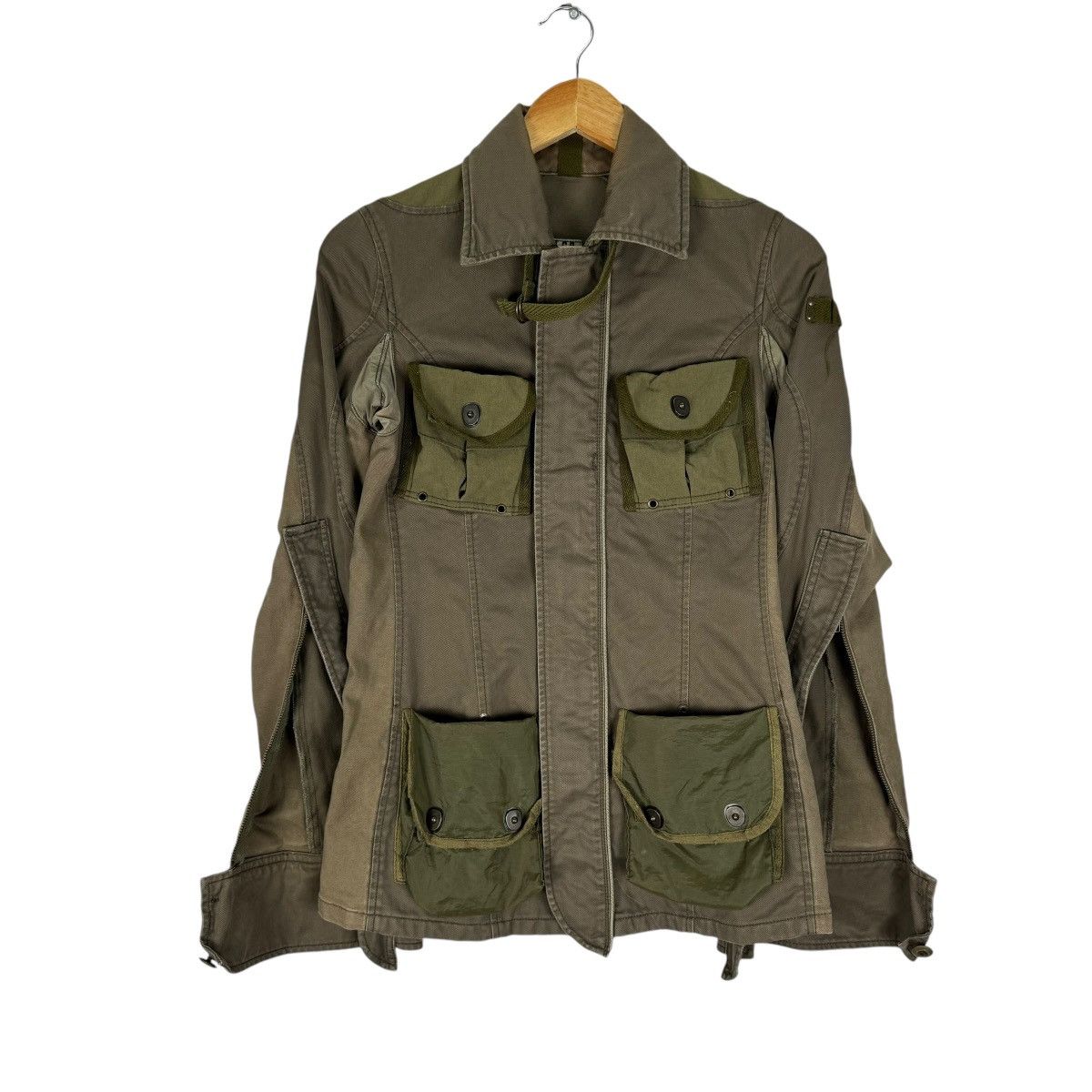 Le Grande Bleu (L.G.B.) ⚡️L.G.B SOLDIERS MULTI POCKET MILITARY JACKET Size US S / EU 44-46 / 1 - 7 Thumbnail