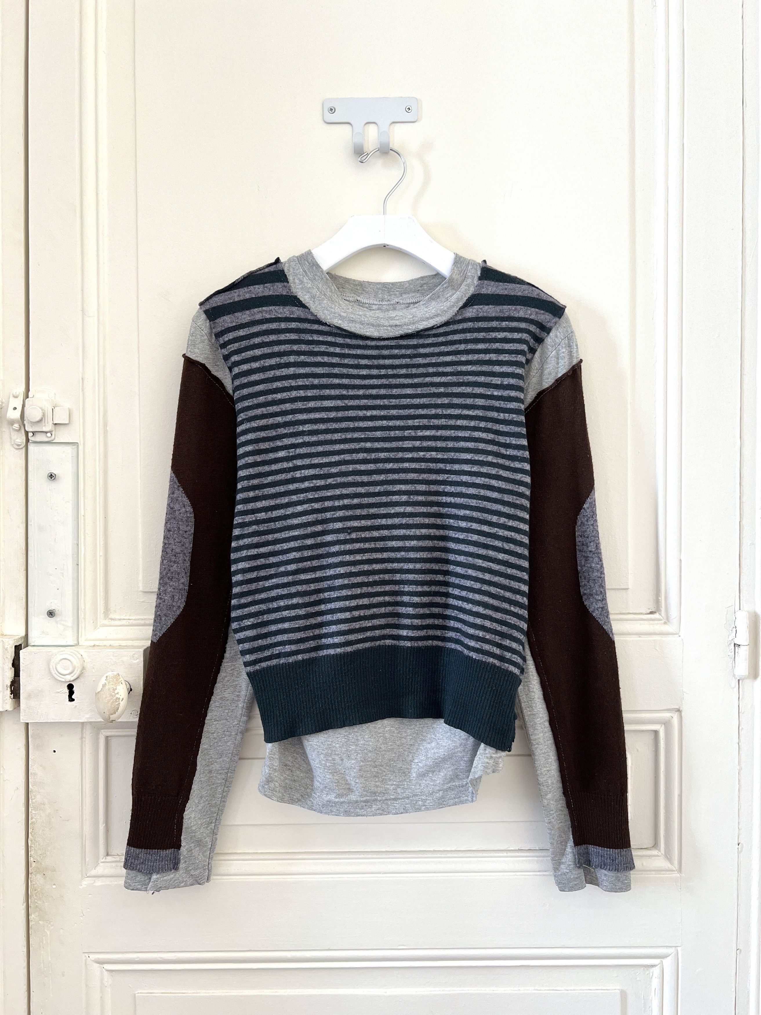 Vintage Upcycled Sweater Size US M / EU 48-50 / 2 - 1 Thumbnail