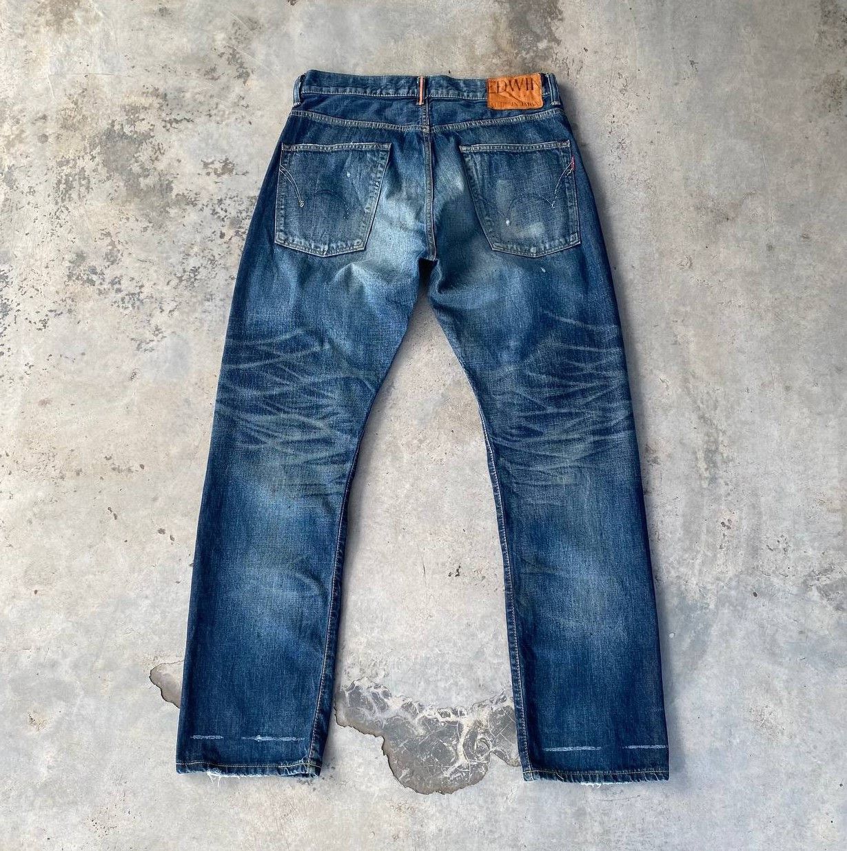 Edwin × Vintage VINTAGE EDWIN REDLINE LOT505 DISTRESSED DENIM BJ6-16 Size US 34 / EU 50 - 3 Thumbnail