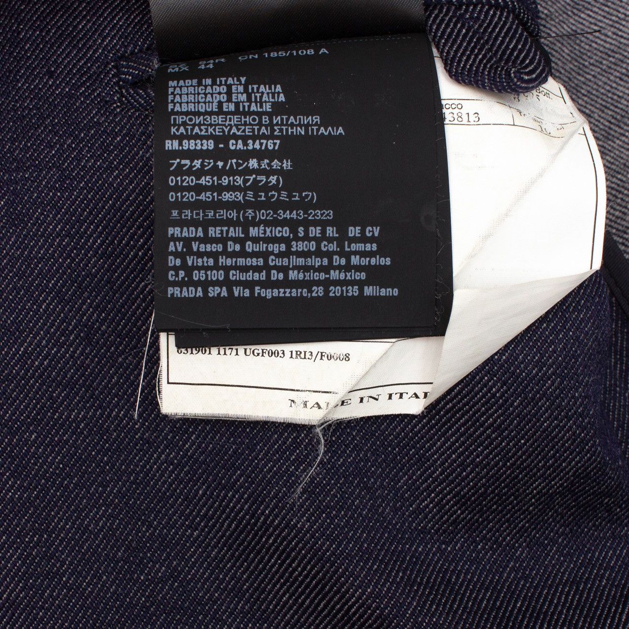 Prada 2.5k$ PRADA Grey Wool Two Buttons Blazer Sport Coat Jacket Size US L / EU 52-54 / 3 - 7 Thumbnail