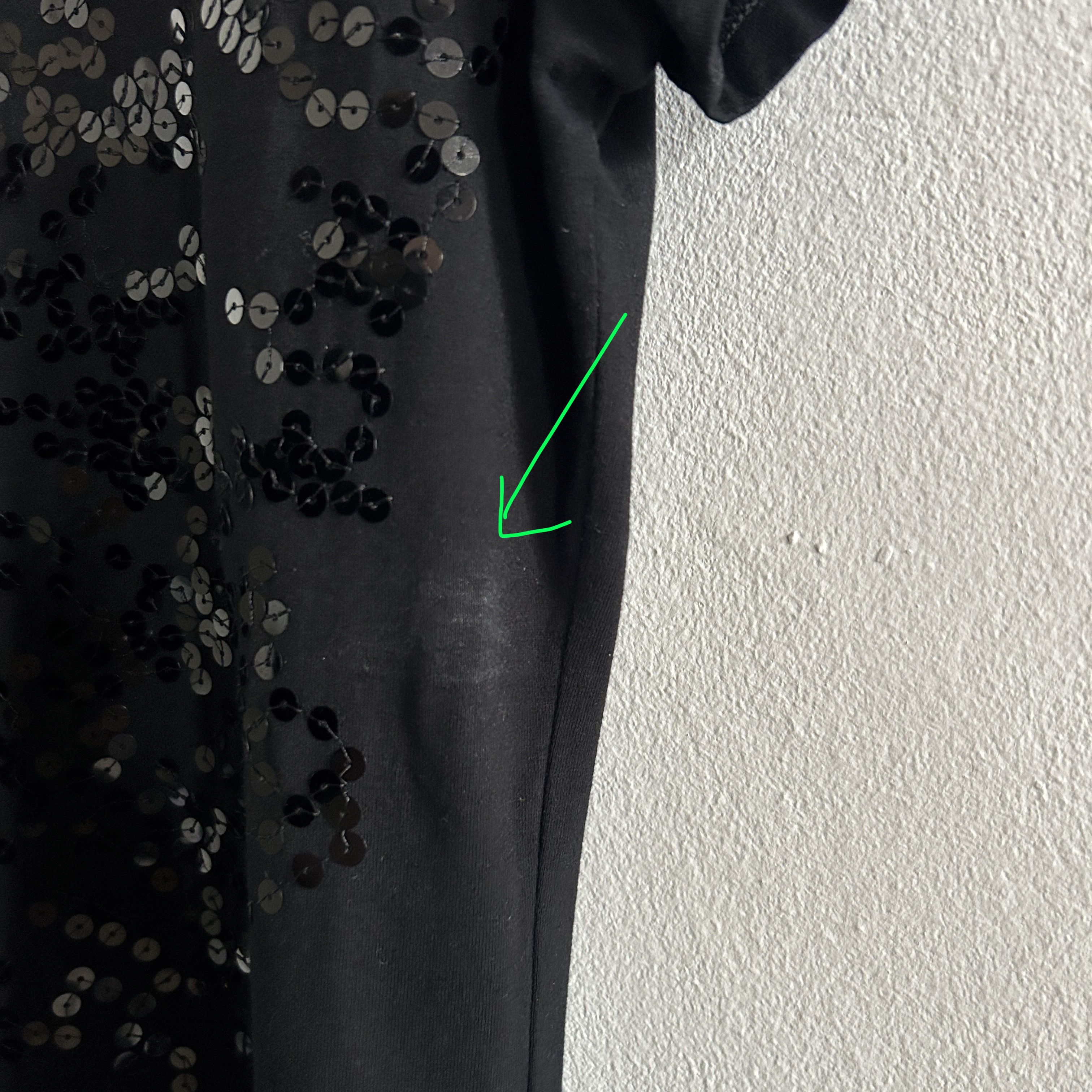 Moschino Moschino Black Sequin T-Shirt Size L / US 10 / IT 46 - 15 Thumbnail