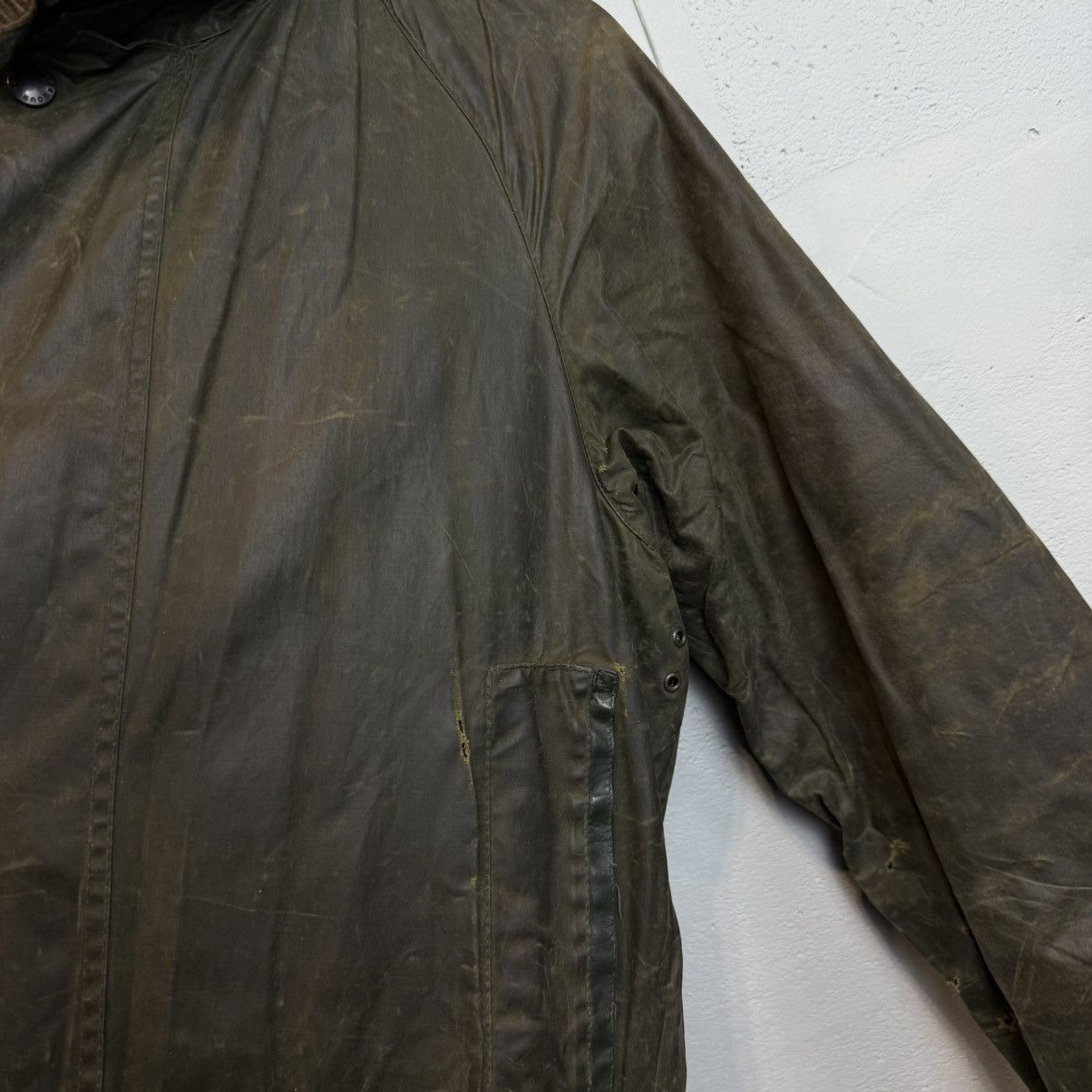 Barbour Vintage Barbour Mark Phillips Waxed Jacket Trench Coat Size US S / EU 44-46 / 1 - 5 Thumbnail