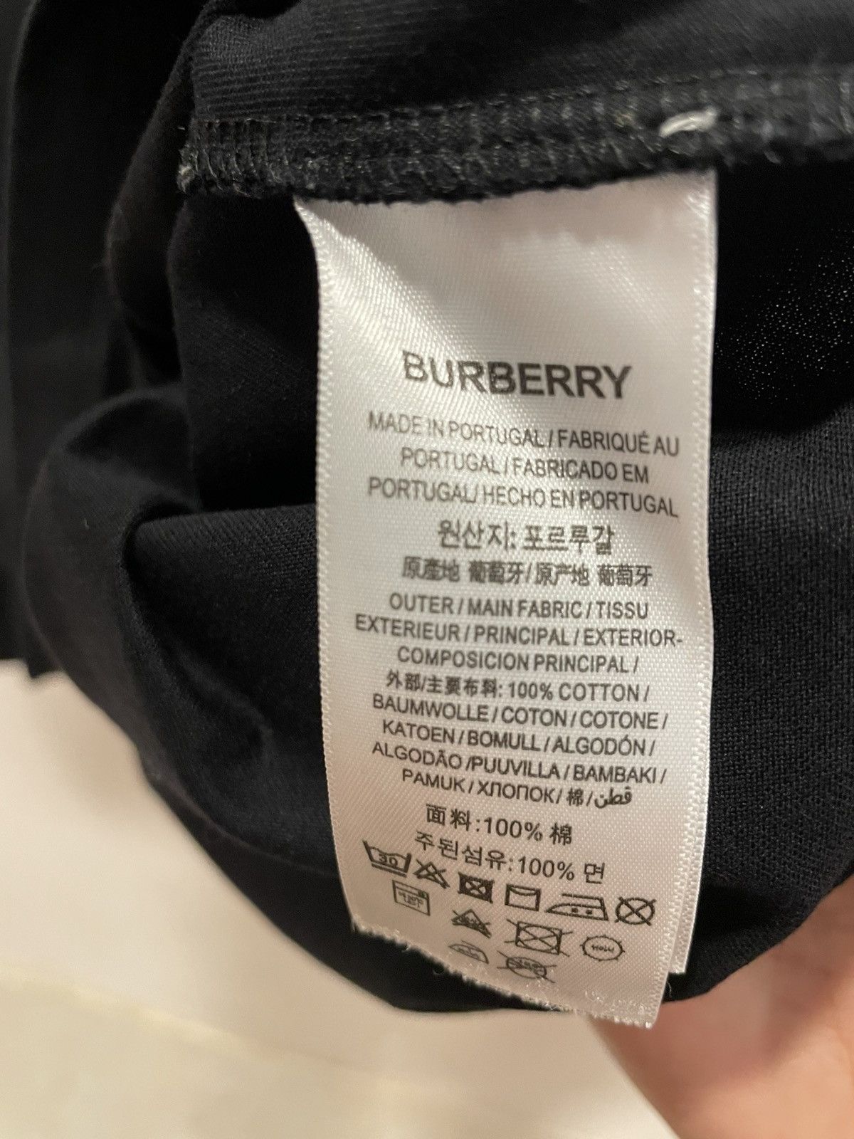 Burberry BURBERRY Monogram Motif Cotton Tee Size US L / EU 52-54 / 3 - 5 Thumbnail
