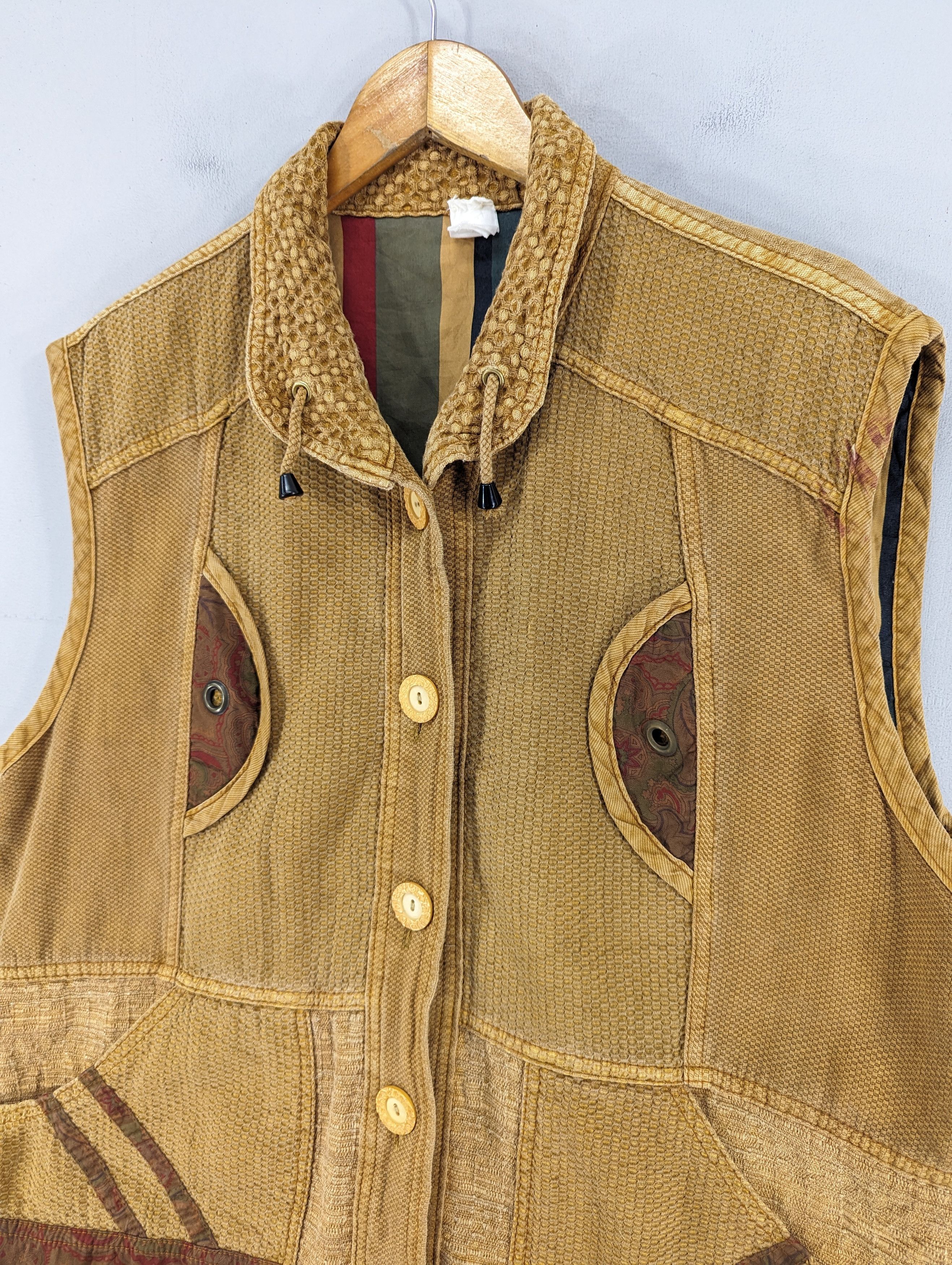 Japanese Brand Vintage Unbrand Button Ups Vest Jacket Size US L / EU 52-54 / 3 - 8 Thumbnail