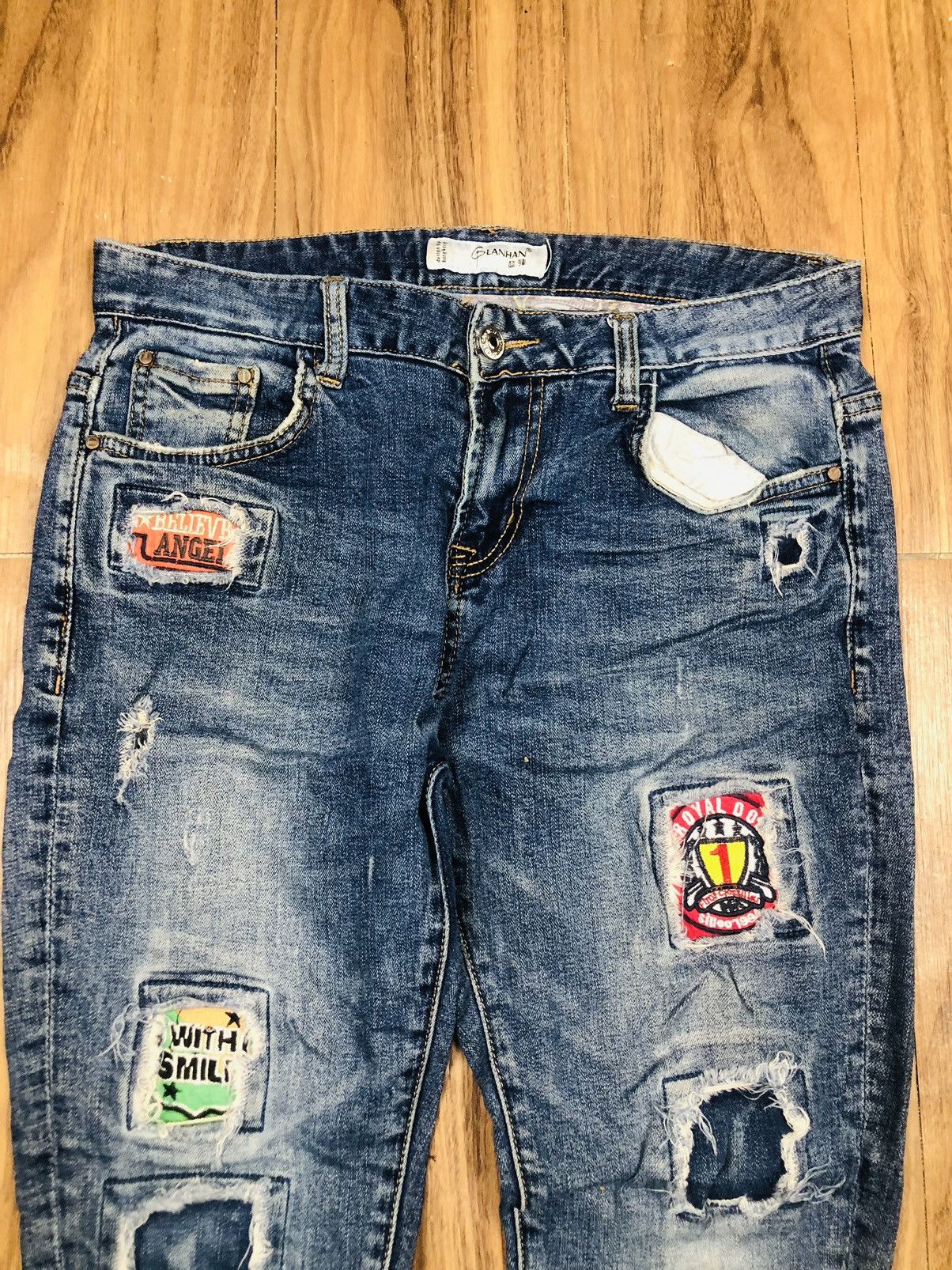 Other Lanhan Torn Pattern Design By HongKong (34) Size 29" - 3 Thumbnail