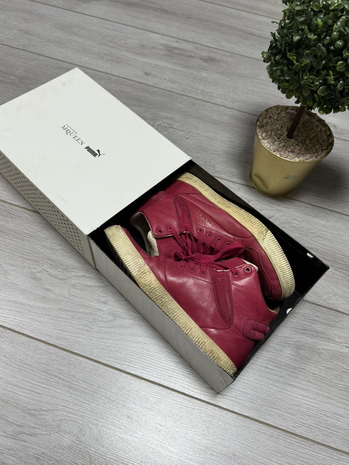 Alexander McQueen × Puma Alexander McQueen x Puma street climb leather sneakers Size US 8.5 / IT 38.5 - 12 Thumbnail