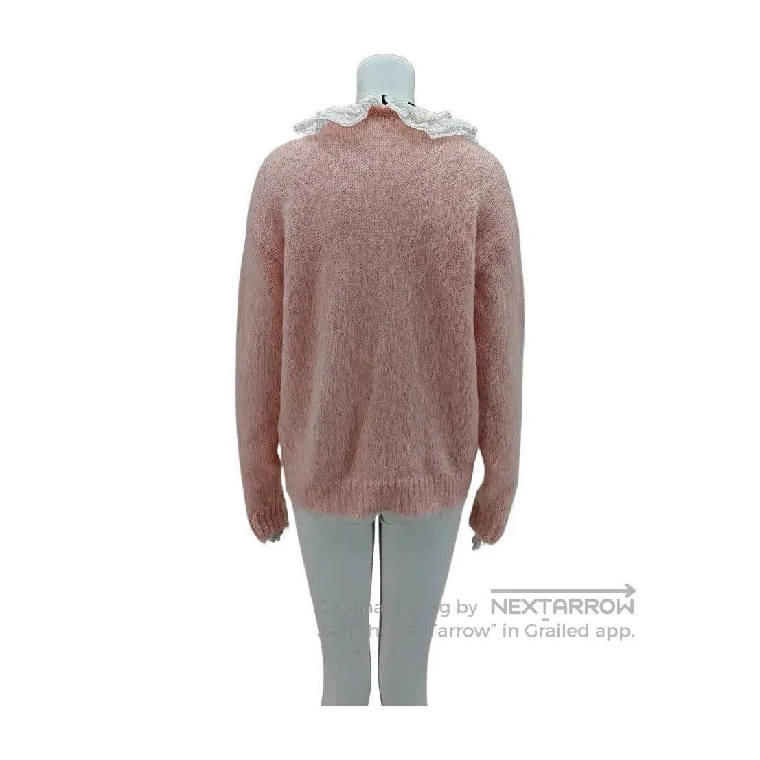 Miu Miu MiuMiu Pink Mohair Knit Cardigan. Size S / US 4 / IT 40 - 2 Thumbnail