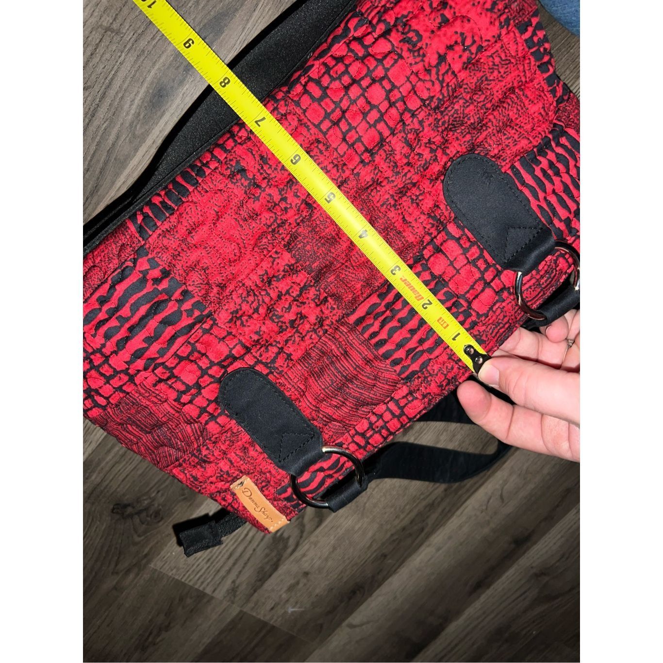 Other Donna Sharp Red And Black Quilted Purse Size ONE SIZE - 10 Thumbnail
