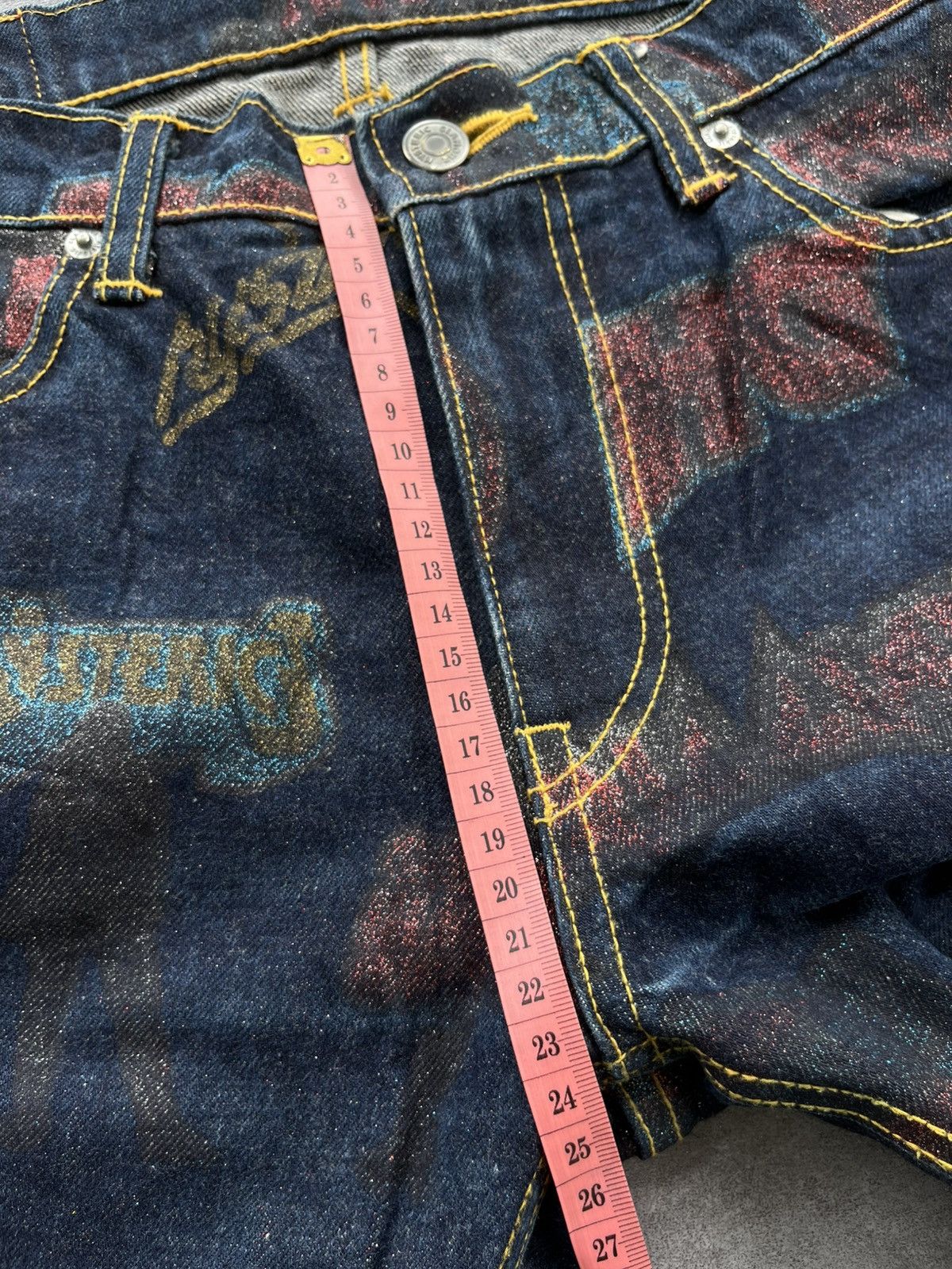 Hysteric Glamour Hysteric Glamour Fullprinted Logo Kinky Jeans Size US 30 / EU 46 - 14 Thumbnail
