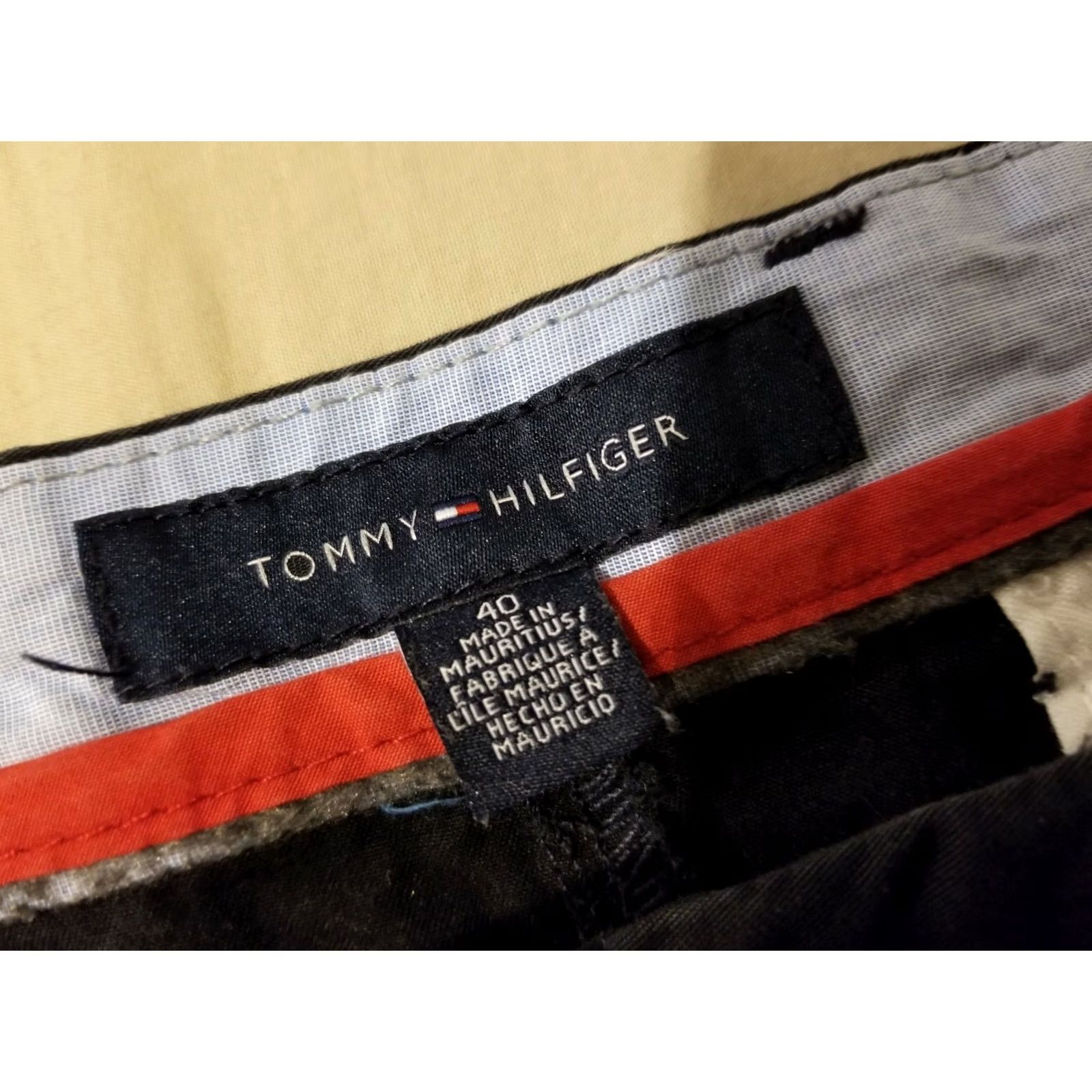Tommy Hilfiger Mens Tommy Hilfiger Shorts Chino Cotton Navy Blue 40 Size US 40 / EU 56 - 3 Thumbnail
