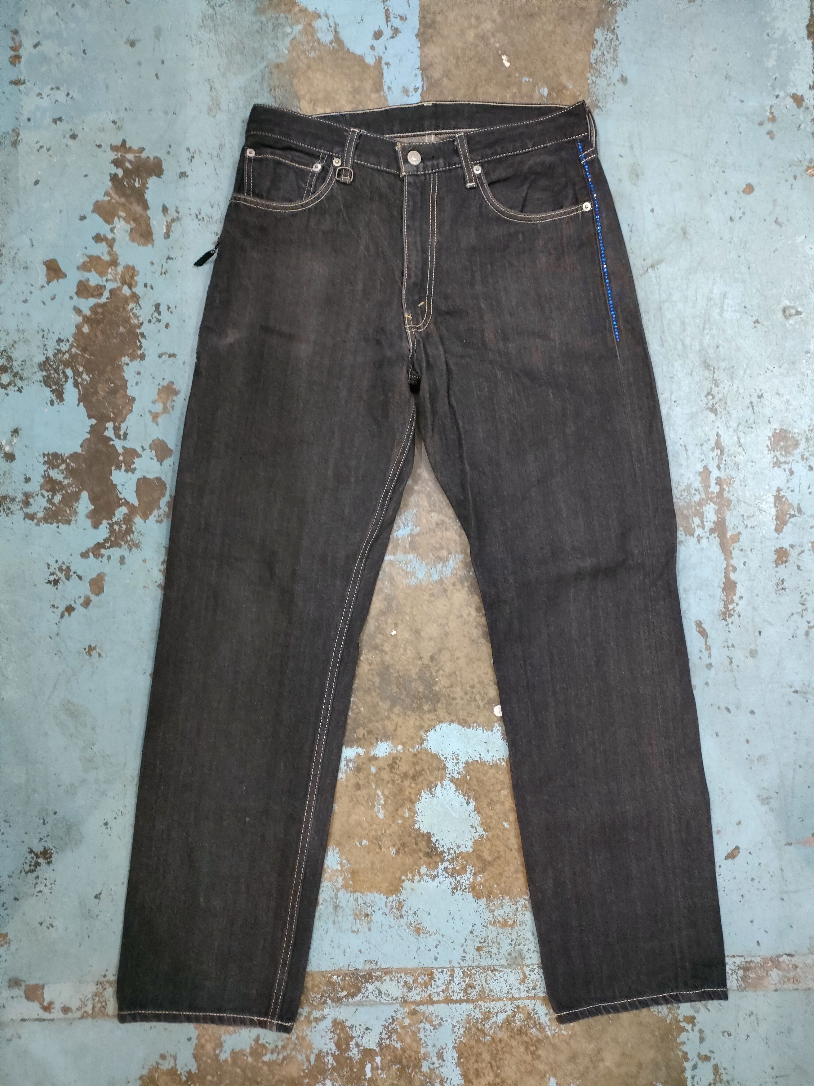 Fragment Design × Levi's × Swarovski Levi's Fenom x Fragments Design x Swarovski Size US 32 / EU 48 - 3 Thumbnail