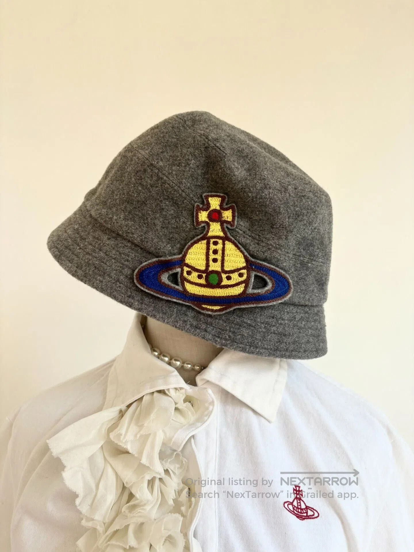 Vivienne Westwood Vivienne Westwood Gray Fisherman Hat. Size ONE SIZE - 1 Thumbnail