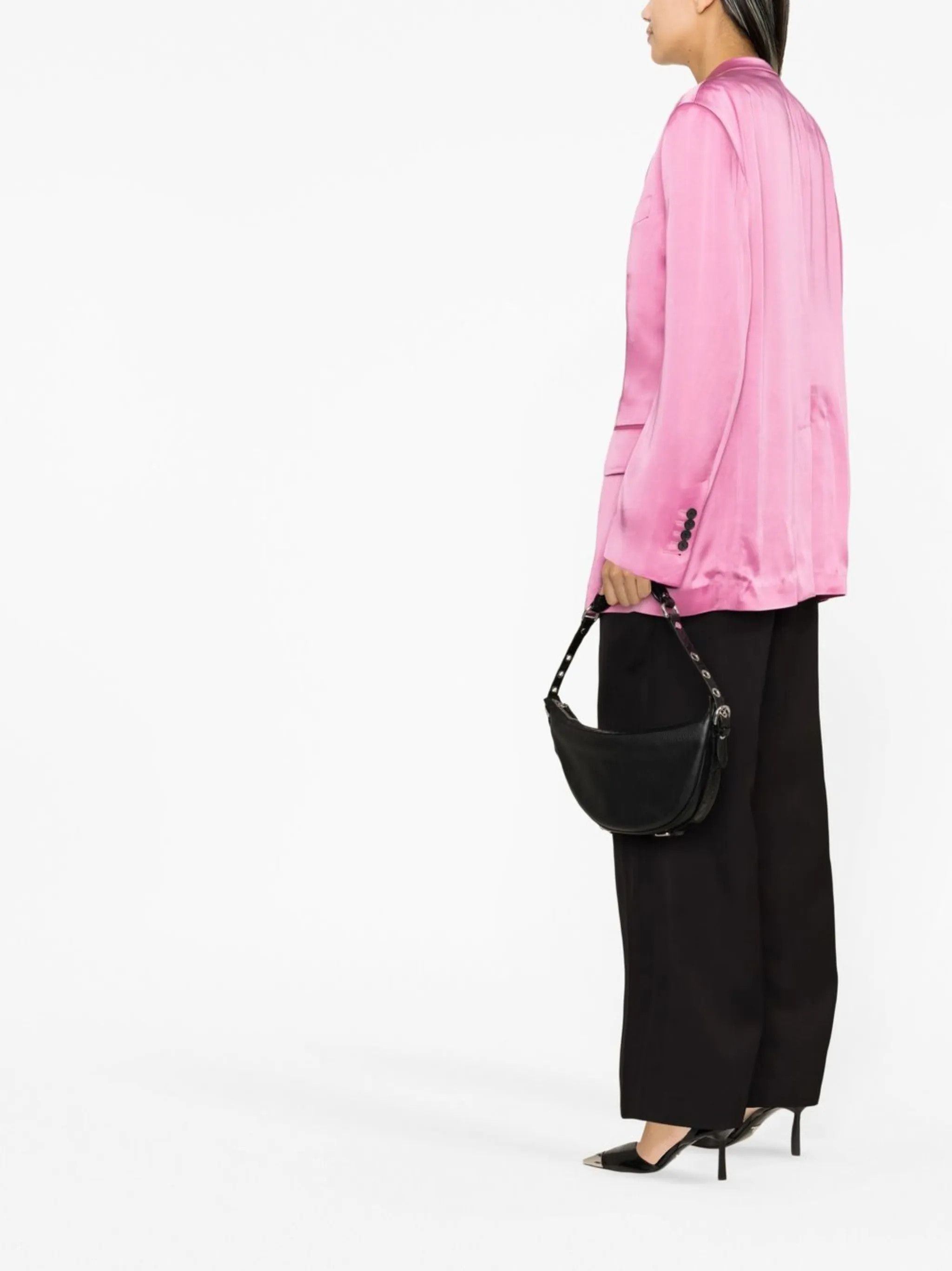 Tom Ford o1w1db10225 GI2915 Double-breasted Blazer in Fuchsia Size XS / US 0-2 / IT 36-38 - 3 Thumbnail
