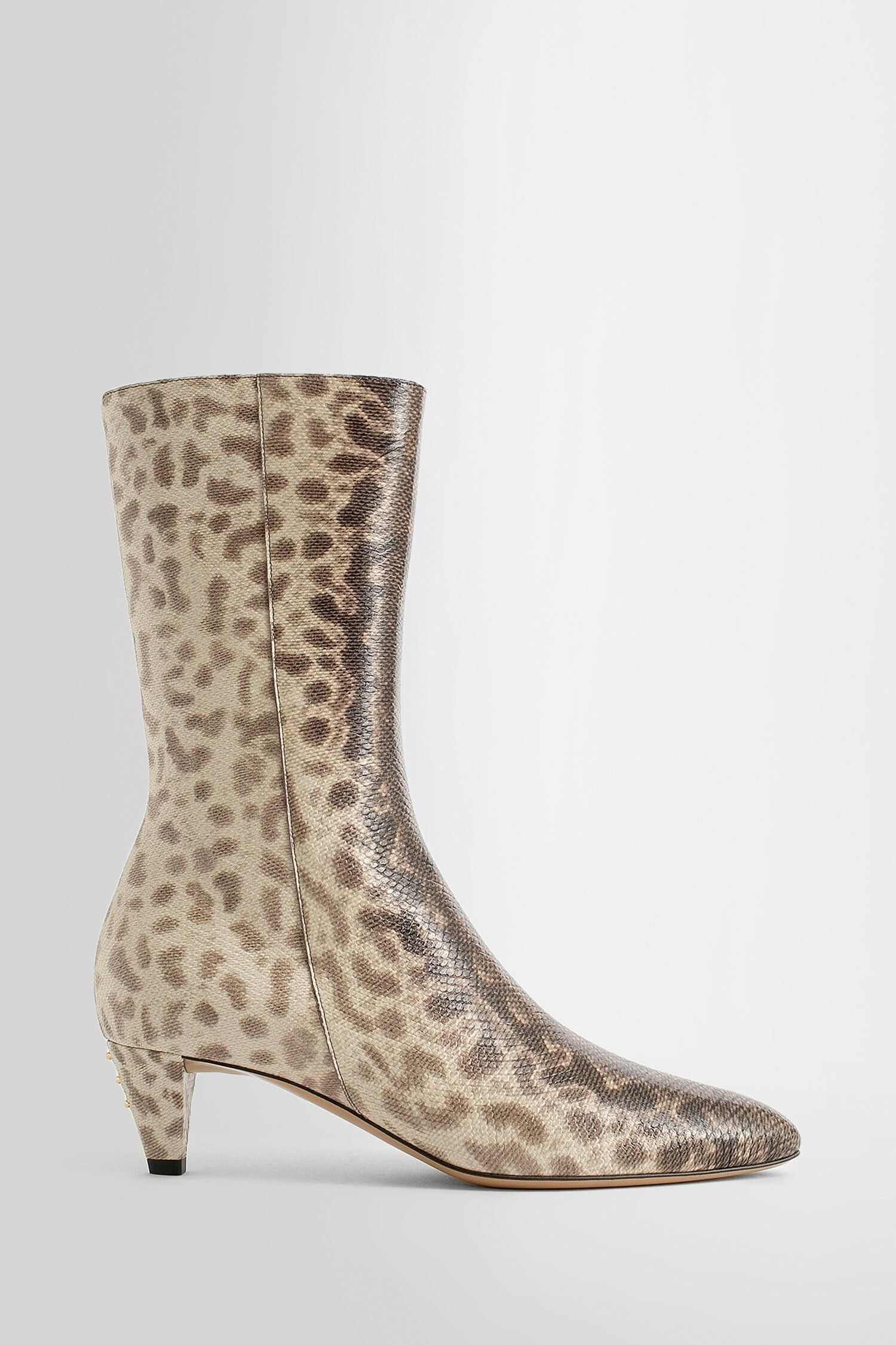 Fendi o1y0925 Ankle Boots in Chocolate Brown/Beige Size US 7 / IT 37 - 1 Thumbnail