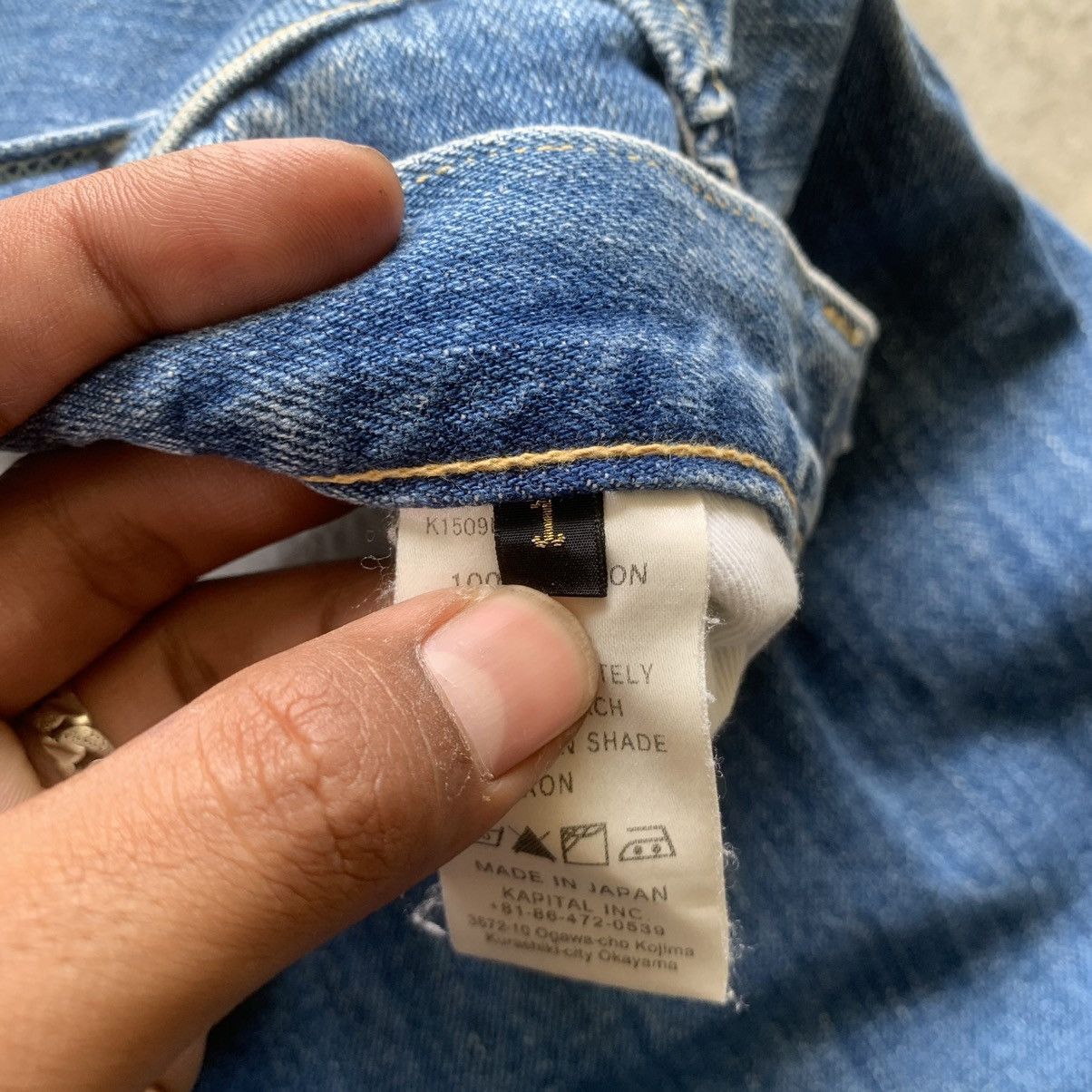 Kapital Kapital Super Wide Leg Vintage Jeans Size US 30 / EU 46 - 9 Thumbnail