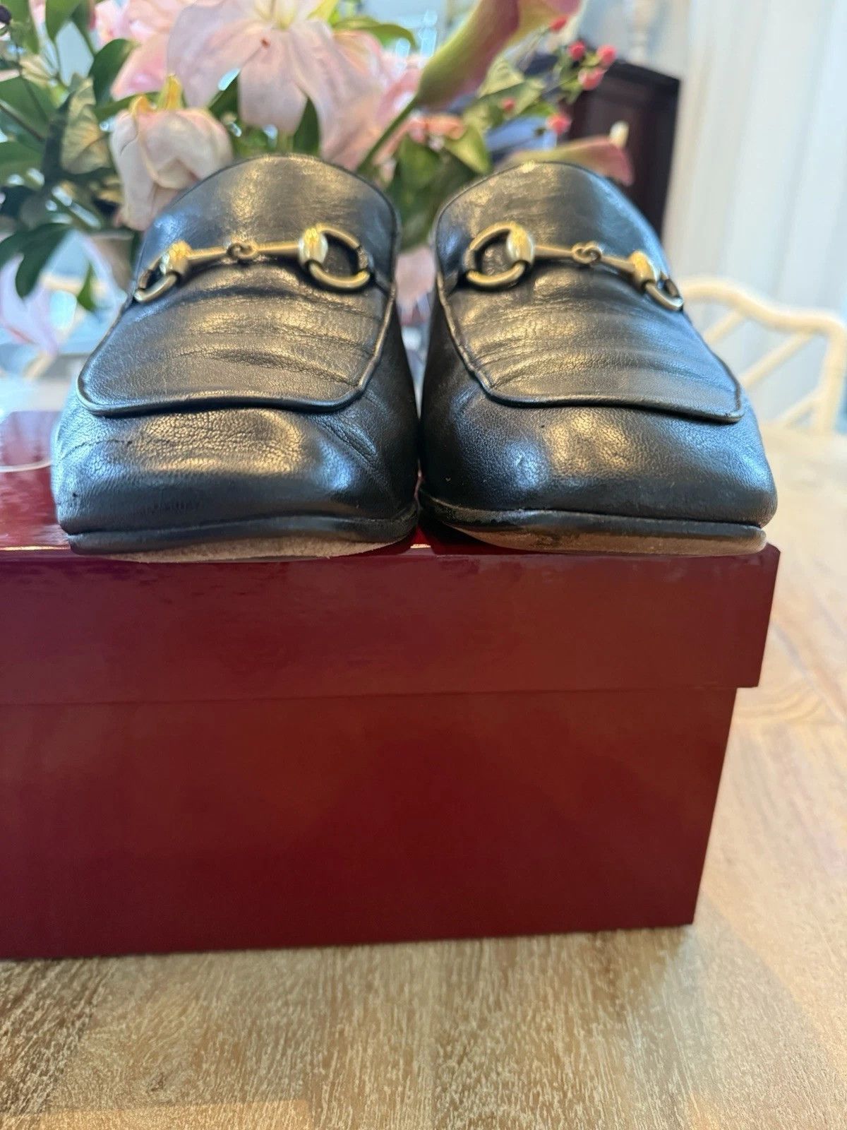 Gucci Gucci Horsebit Loafers Black 10 Snaffle Bit Monogram Size US 10 / EU 43 - 8 Thumbnail
