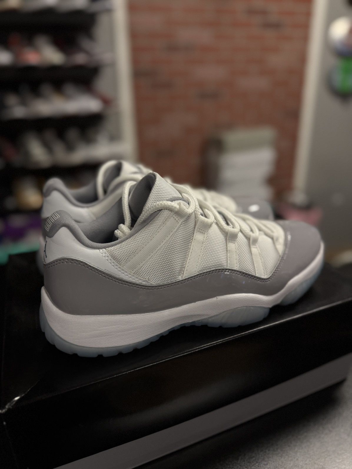 Jordan Brand × Nike Jordan 11 Low Grey Size 11 W Box Clean Condition (AV2187-140 Size US 11 / EU 44 - 3 Thumbnail
