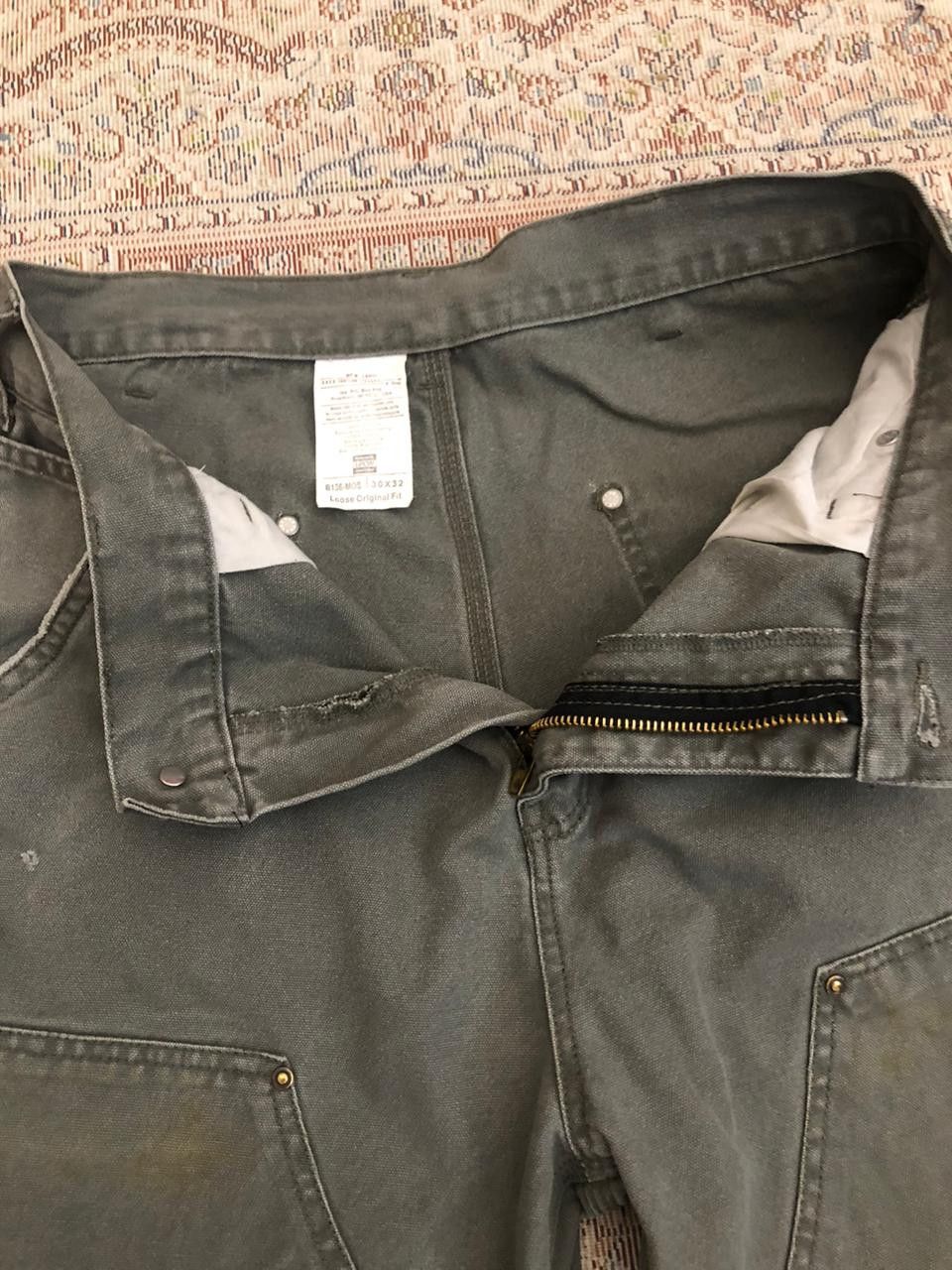 Carhartt Vintage 90s Carhartt Double Knee Pants 30x32 MOS Carpenter Size US 30 / EU 46 - 6 Thumbnail