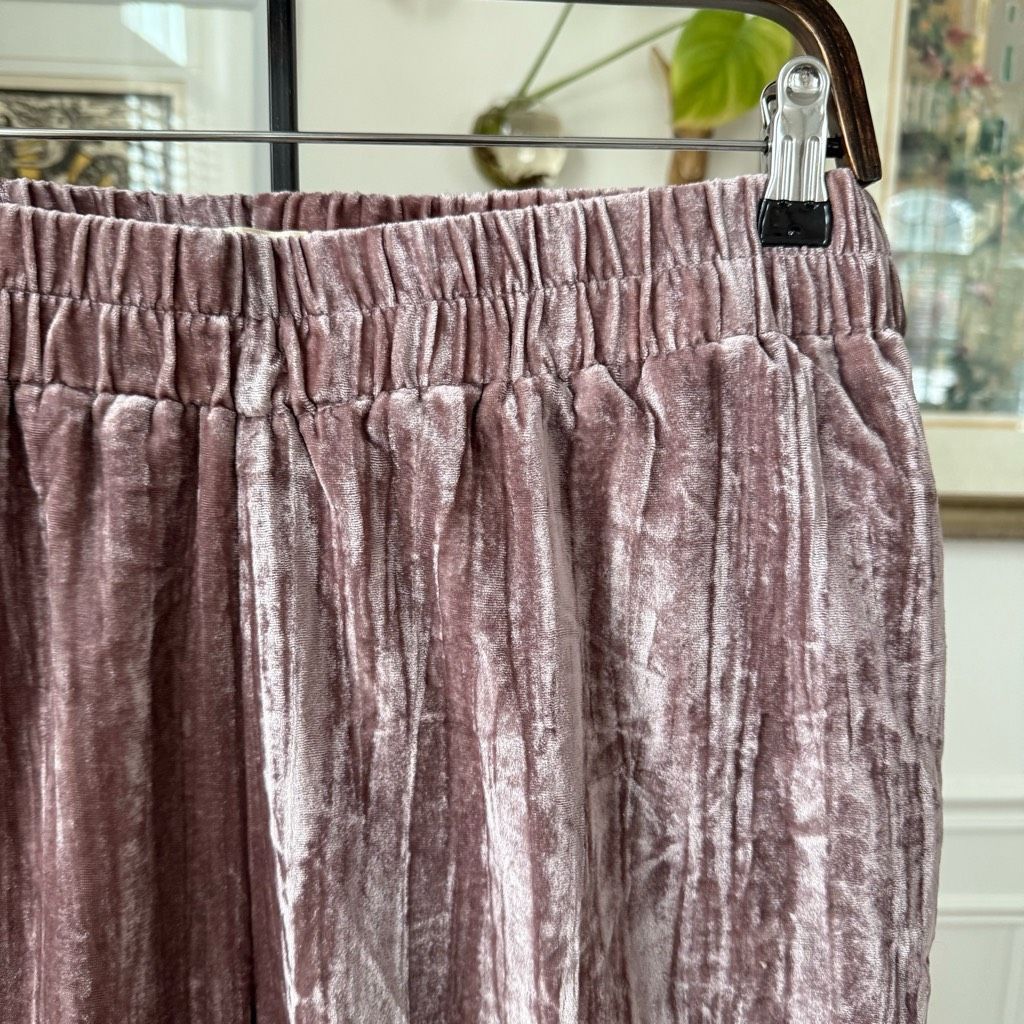 Anthropologie NWOT Anthropologie Tina + Jo Josephine Velvet Taper Trousers Size 28" / US 6 / IT 42 - 3 Thumbnail