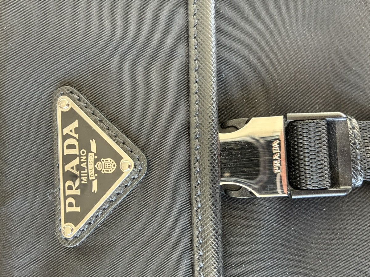 Prada Prada black nylon messenger bag Size ONE SIZE - 7 Thumbnail