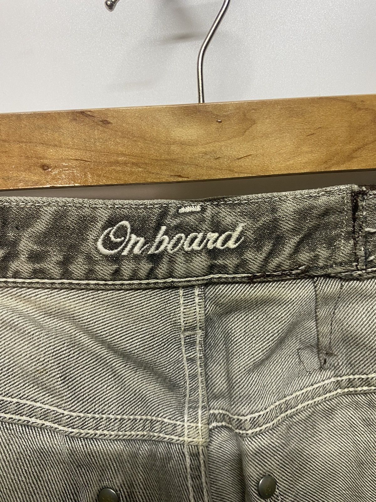 Japanese Brand Japanese Brand On Board Distressed Denim Jeans Size US 28 / EU 44 - 12 Thumbnail